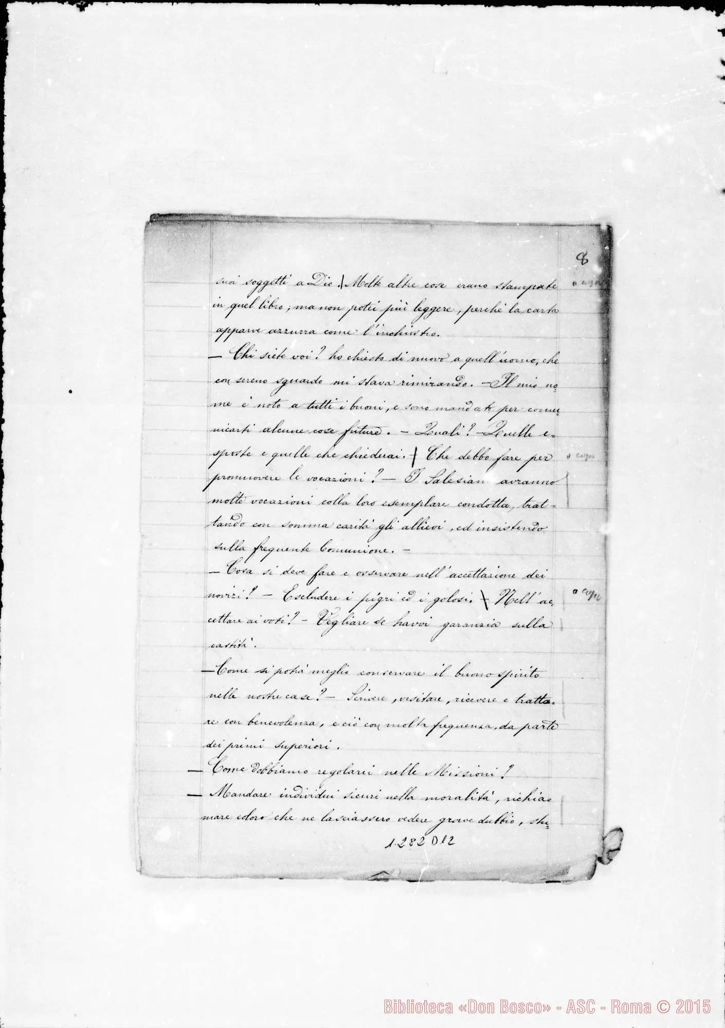Fotogramma D 12 — Sogni in fogli staccati