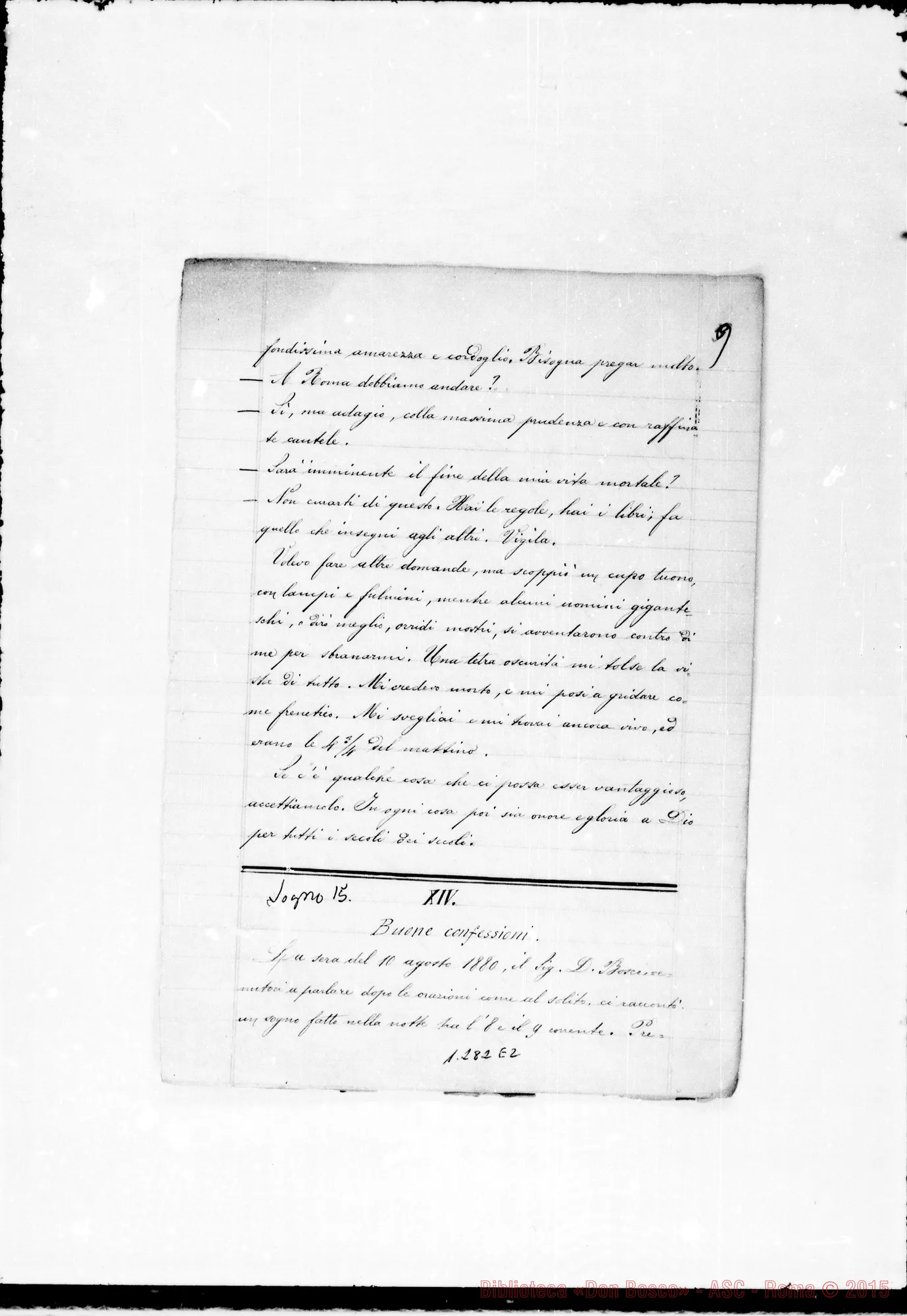 Fotogramma E 2 — Sogni in fogli staccati