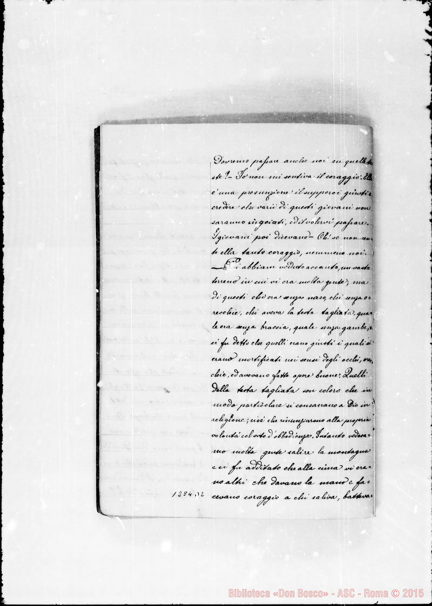 Fotogramma D 2 — Sogni con indice in principio