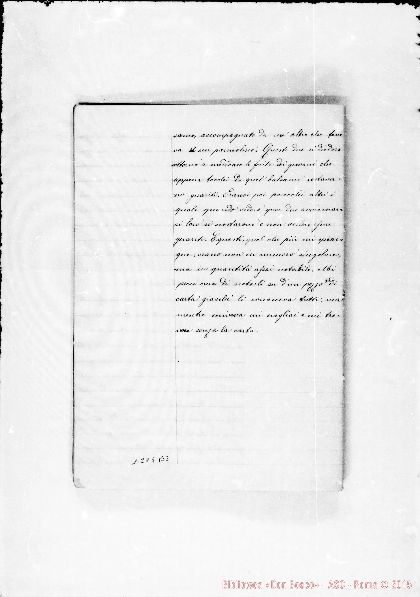 Fotogramma B 2 — Sogni con indice in principio