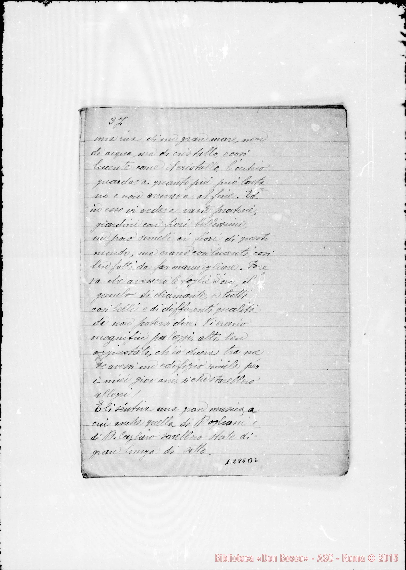 Fotogramma B 2 — Due sogni. Acclusa lettera Viglietti-Bianchi con sogno