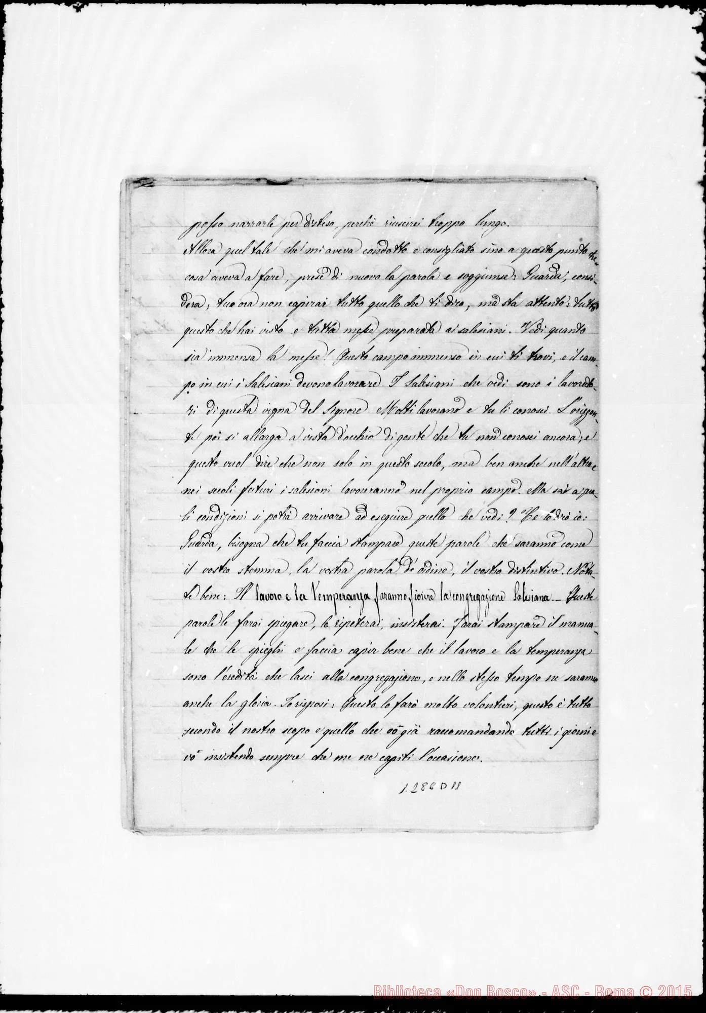 Fotogramma D 11 — Due sogni. Acclusa lettera Viglietti-Bianchi con sogno