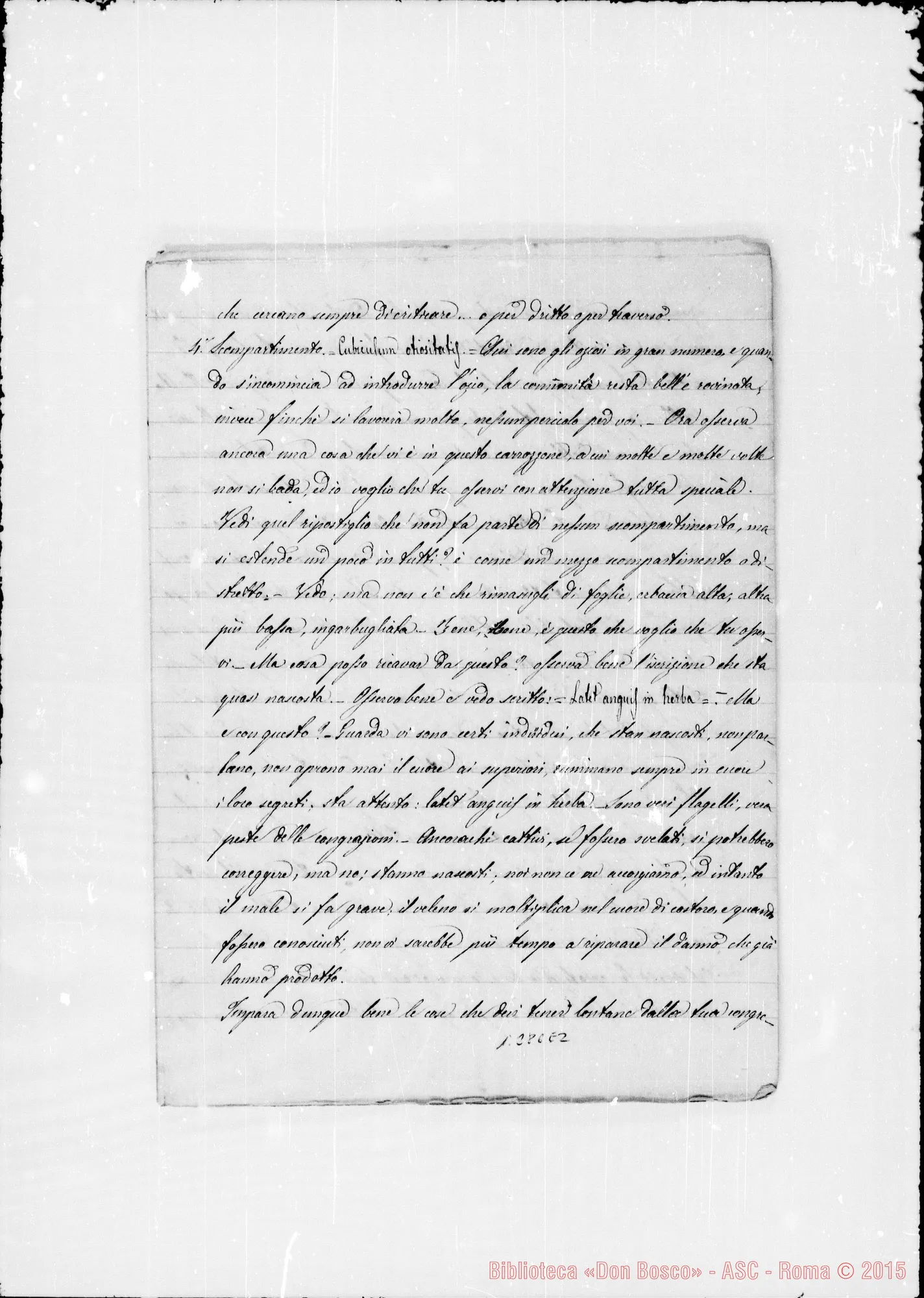 Fotogramma E 2 — Due sogni. Acclusa lettera Viglietti-Bianchi con sogno