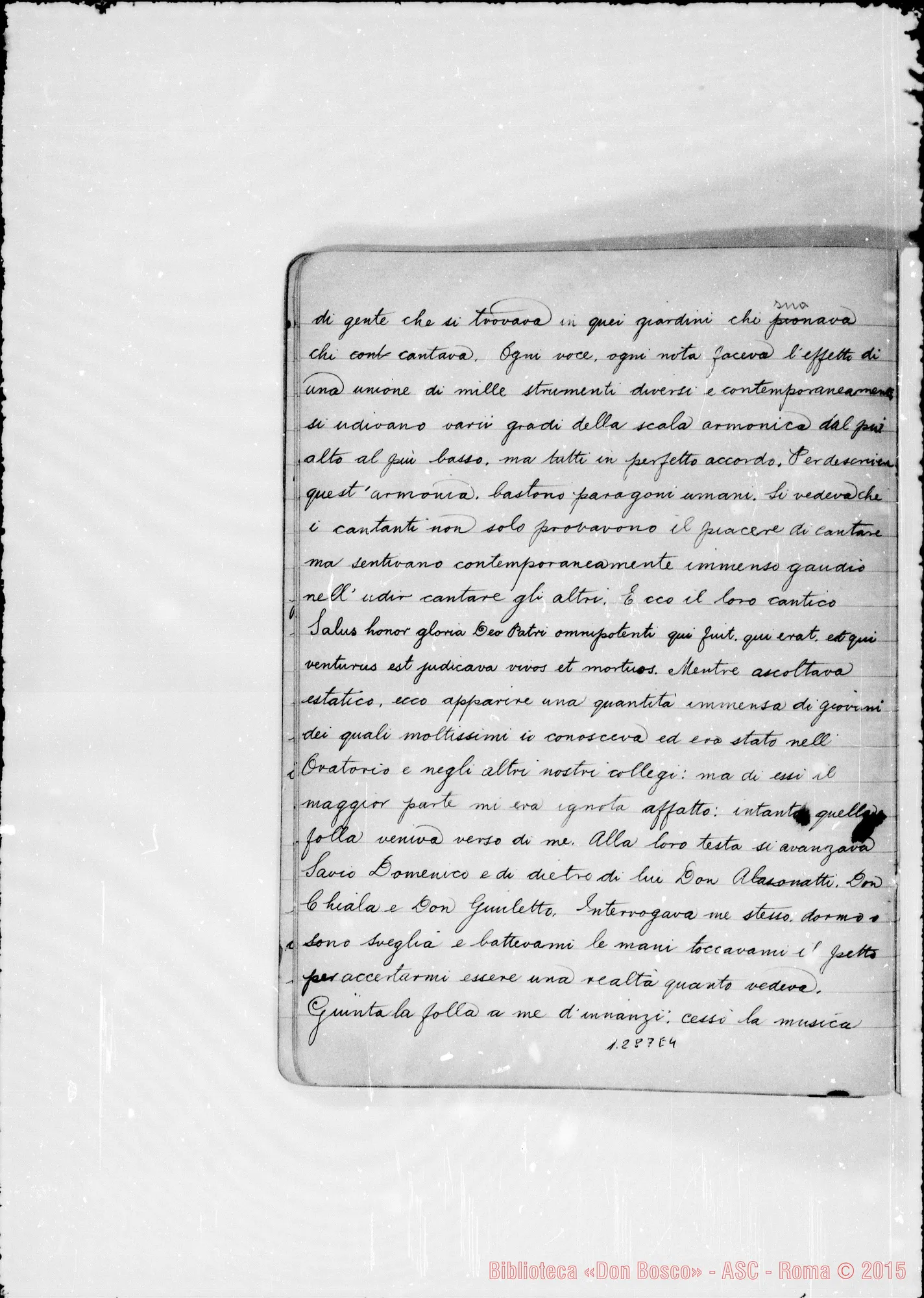 Fotogramma E 4 — Altro quaderno con raccolta di sogni