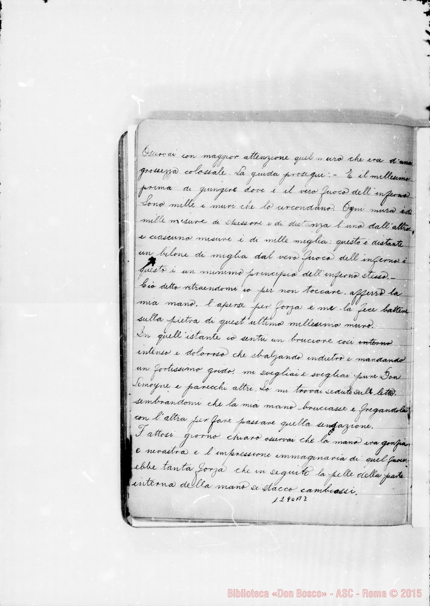 Fotogramma A 2 — Altro quaderno con raccolta di sogni