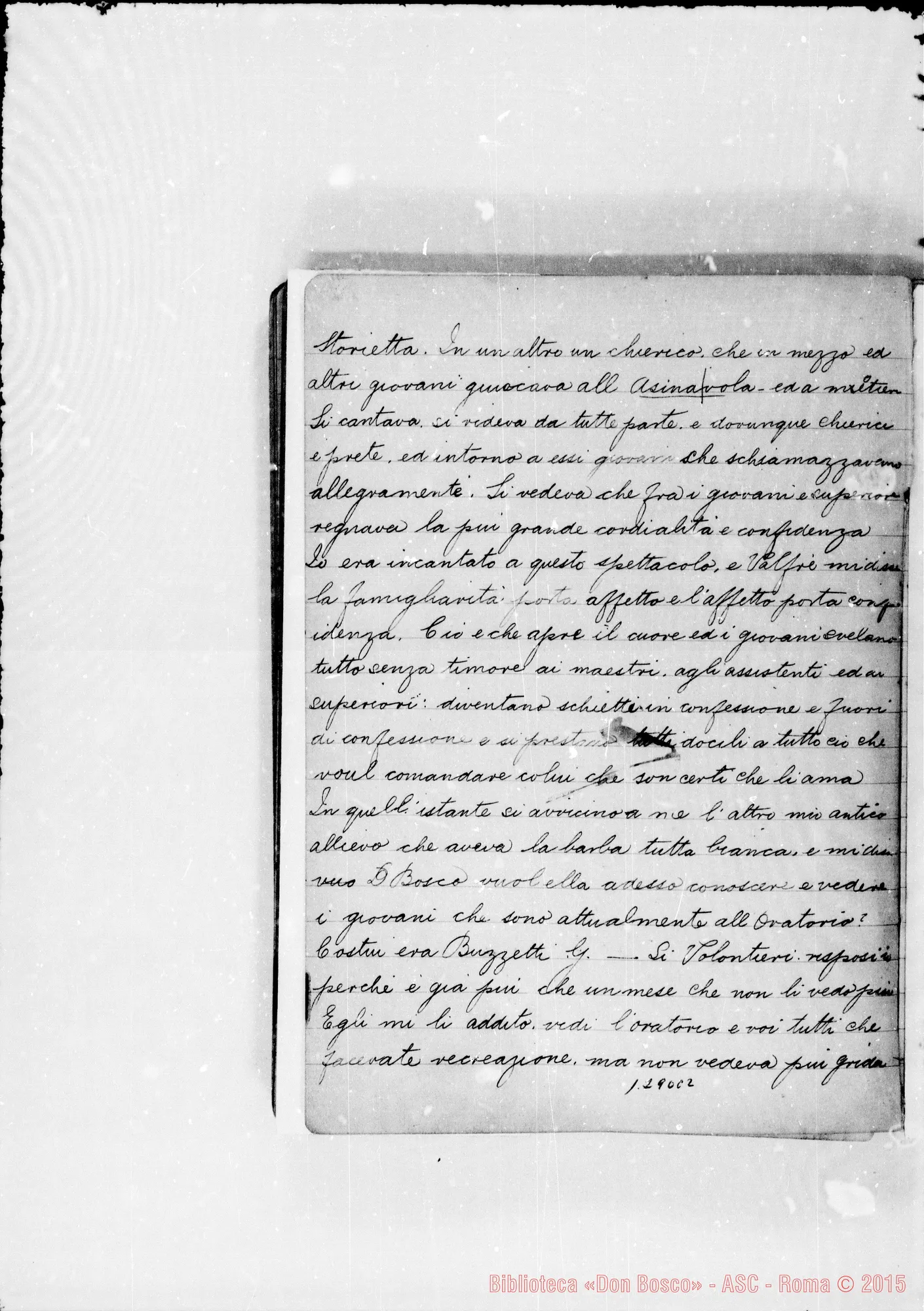 Fotogramma C 2 — Altro quaderno con raccolta di sogni
