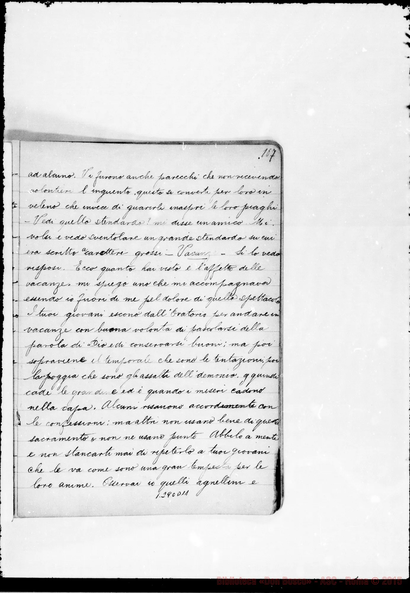 Fotogramma D 11 — Altro quaderno con raccolta di sogni