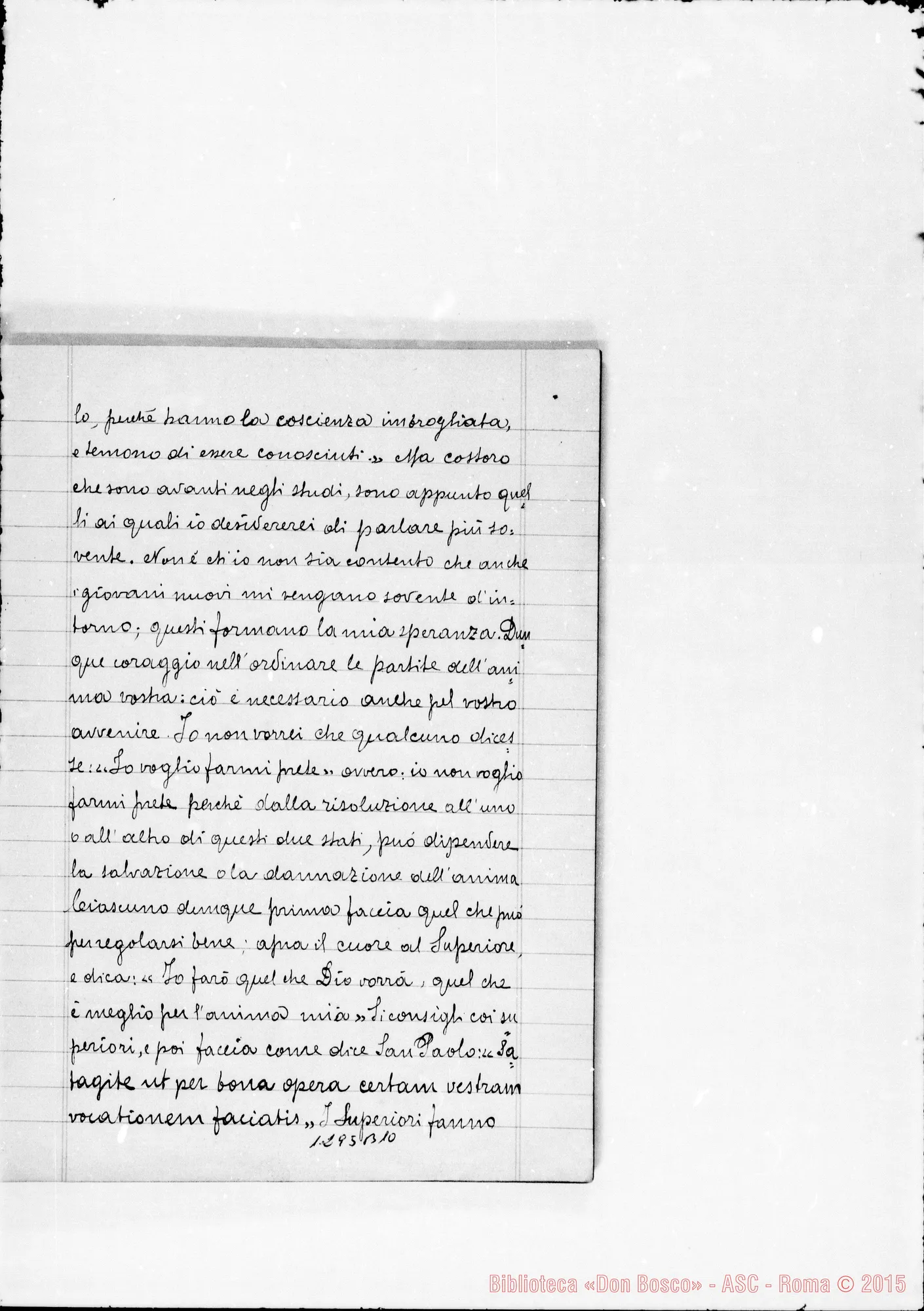 Fotogramma B 10 — Varie conferenze ed avvisi di Don Bosco