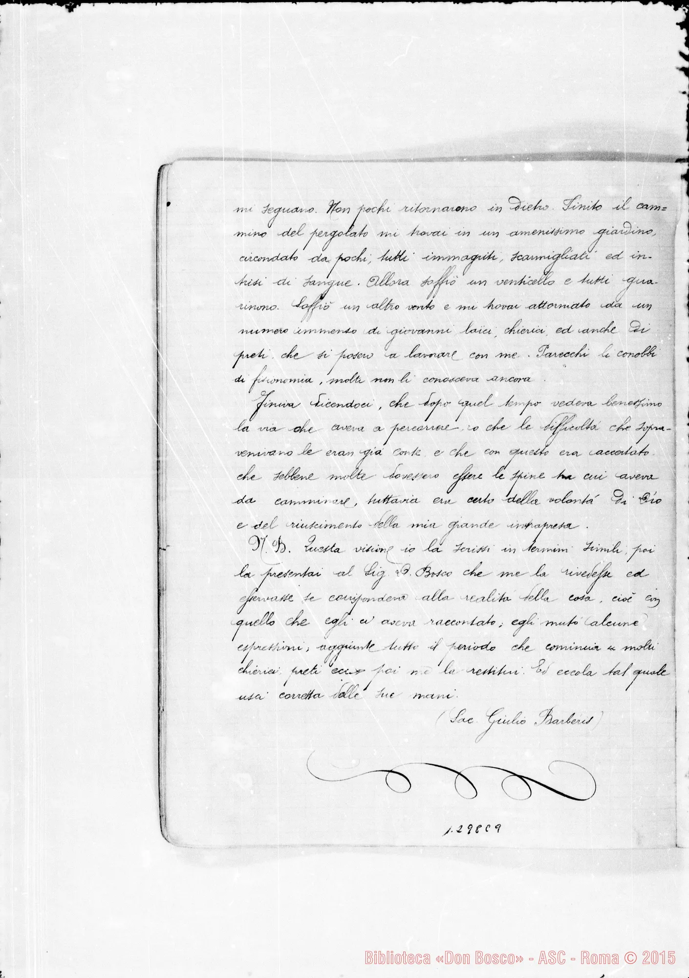 Fotogramma C 9 — Bellamy: Table des Songes de Don Bosco…