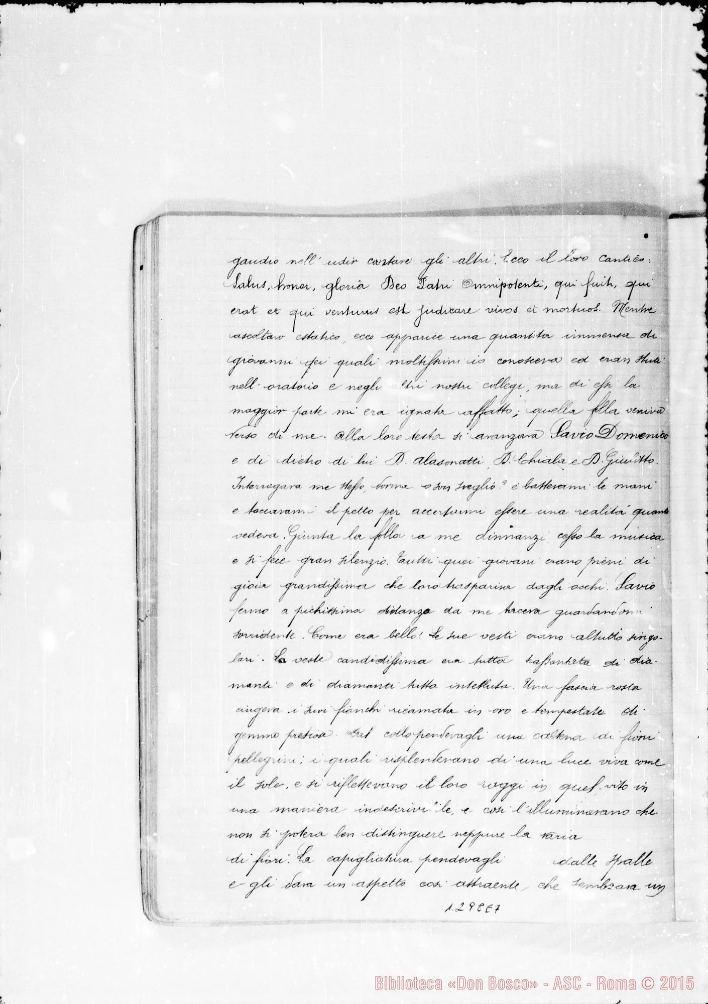 Fotogramma E 7 — Bellamy: Table des Songes de Don Bosco…