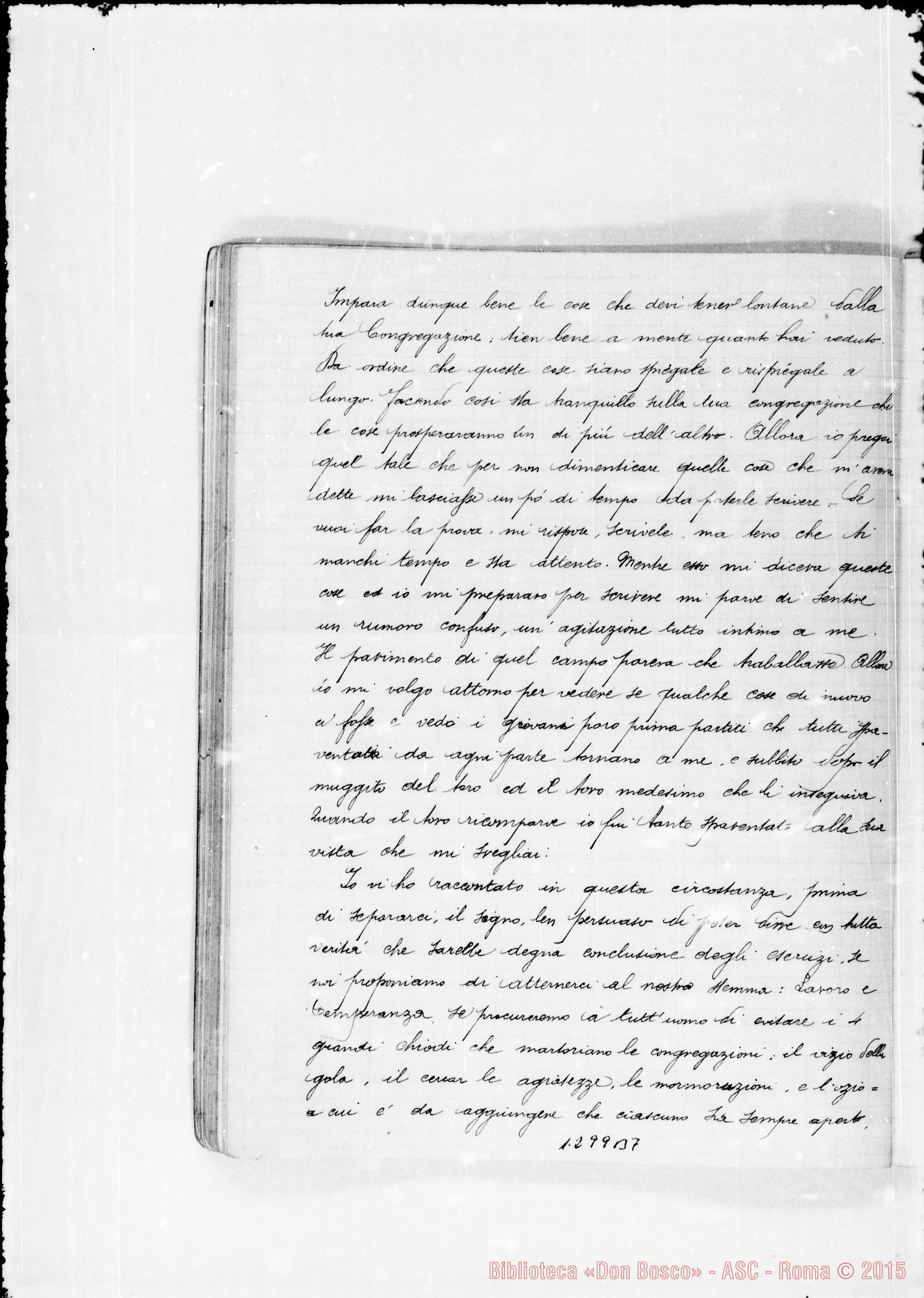 Fotogramma B 7 — Bellamy: Table des Songes de Don Bosco…