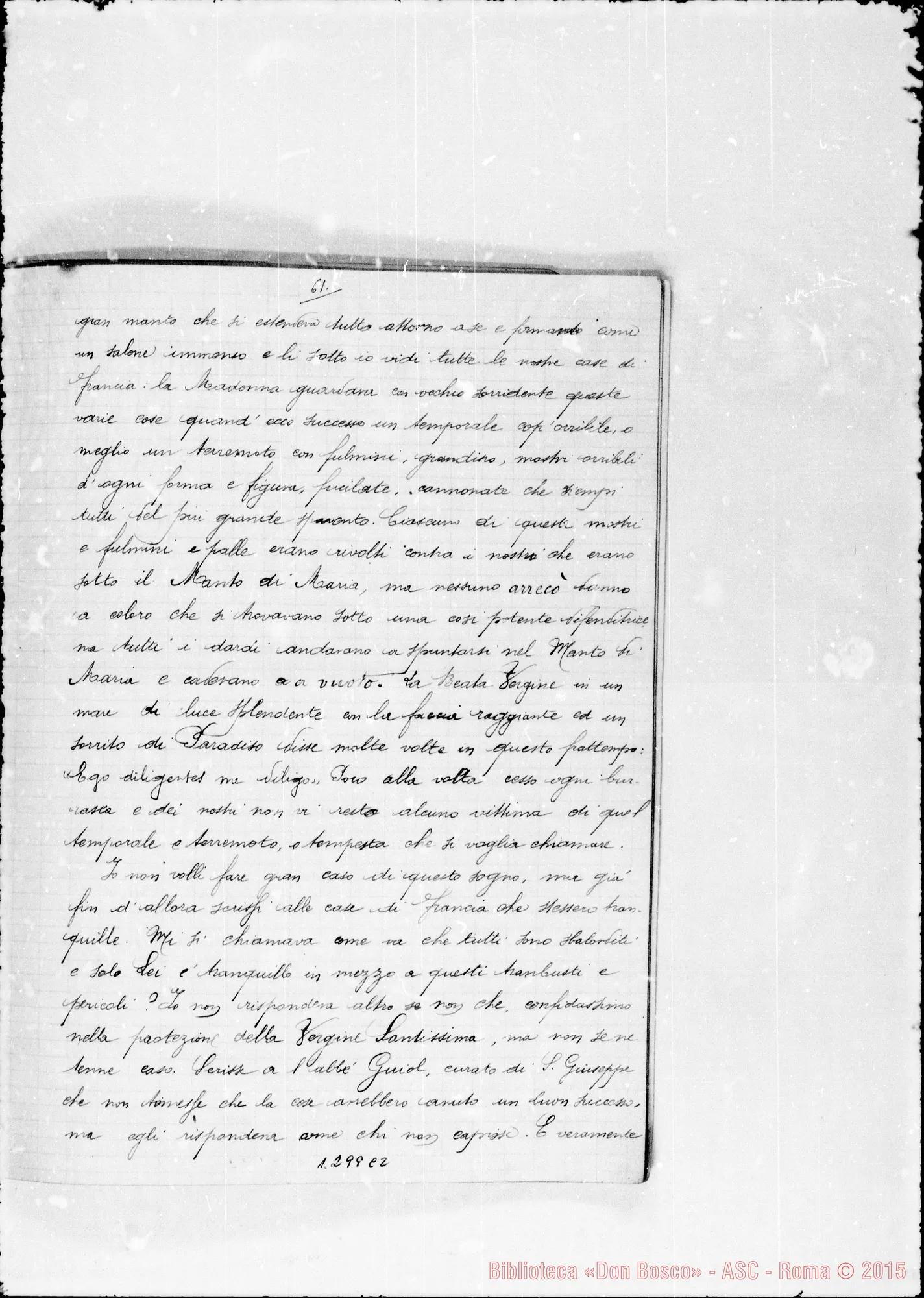 Fotogramma C 2 — Bellamy: Table des Songes de Don Bosco…