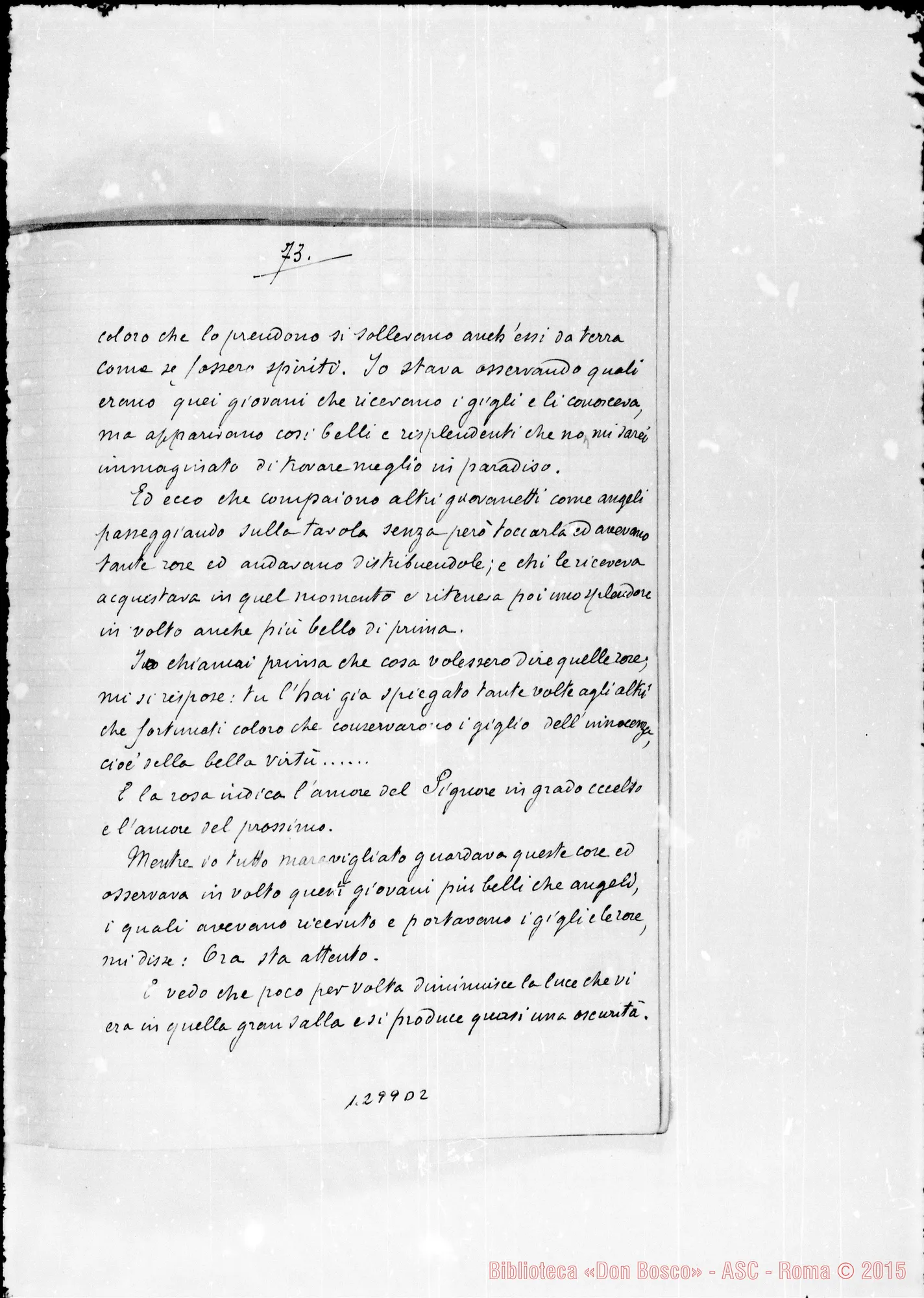 Fotogramma D 2 — Bellamy: Table des Songes de Don Bosco…