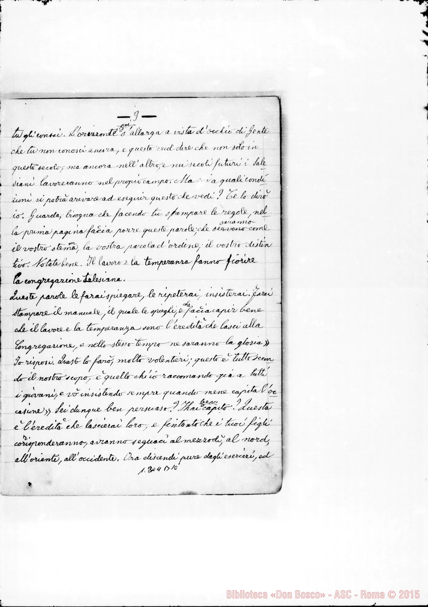 Fotogramma B 10 — Bolo Giovanni: «Visioni di Don Bosco»