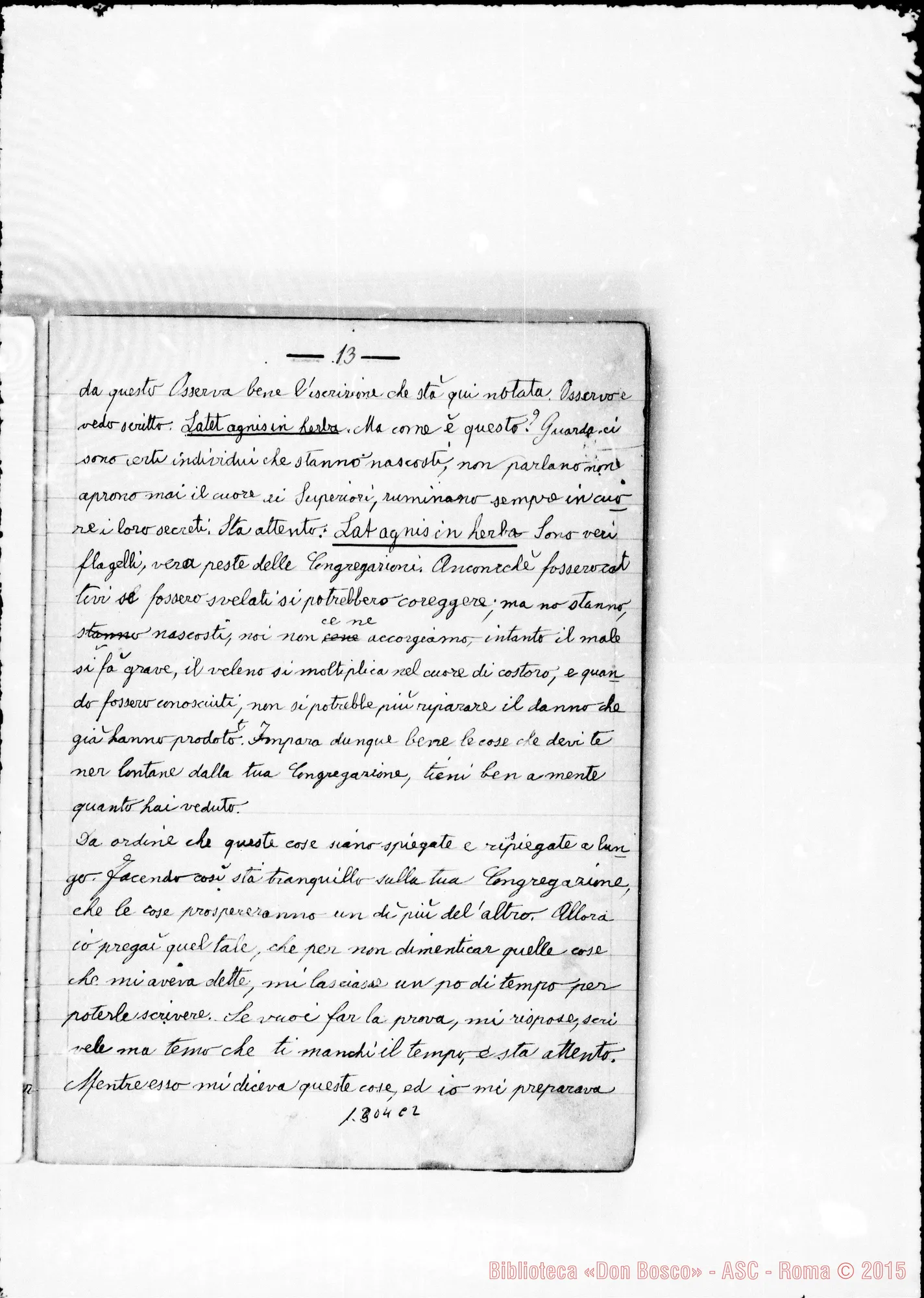 Fotogramma C 2 — Bolo Giovanni: «Visioni di Don Bosco»