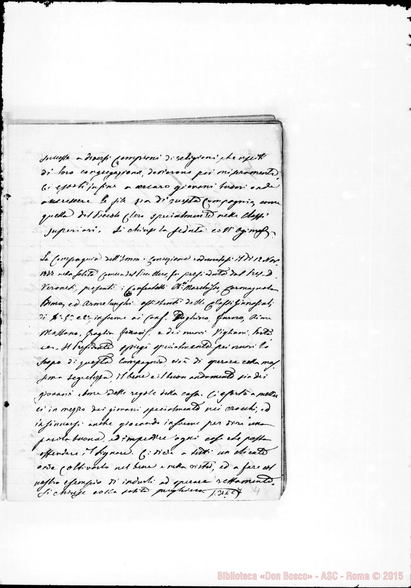 Fotogramma C 7 — Canepa Domenico: Quaderno con raccolta di sogni misteriosi ed altre…