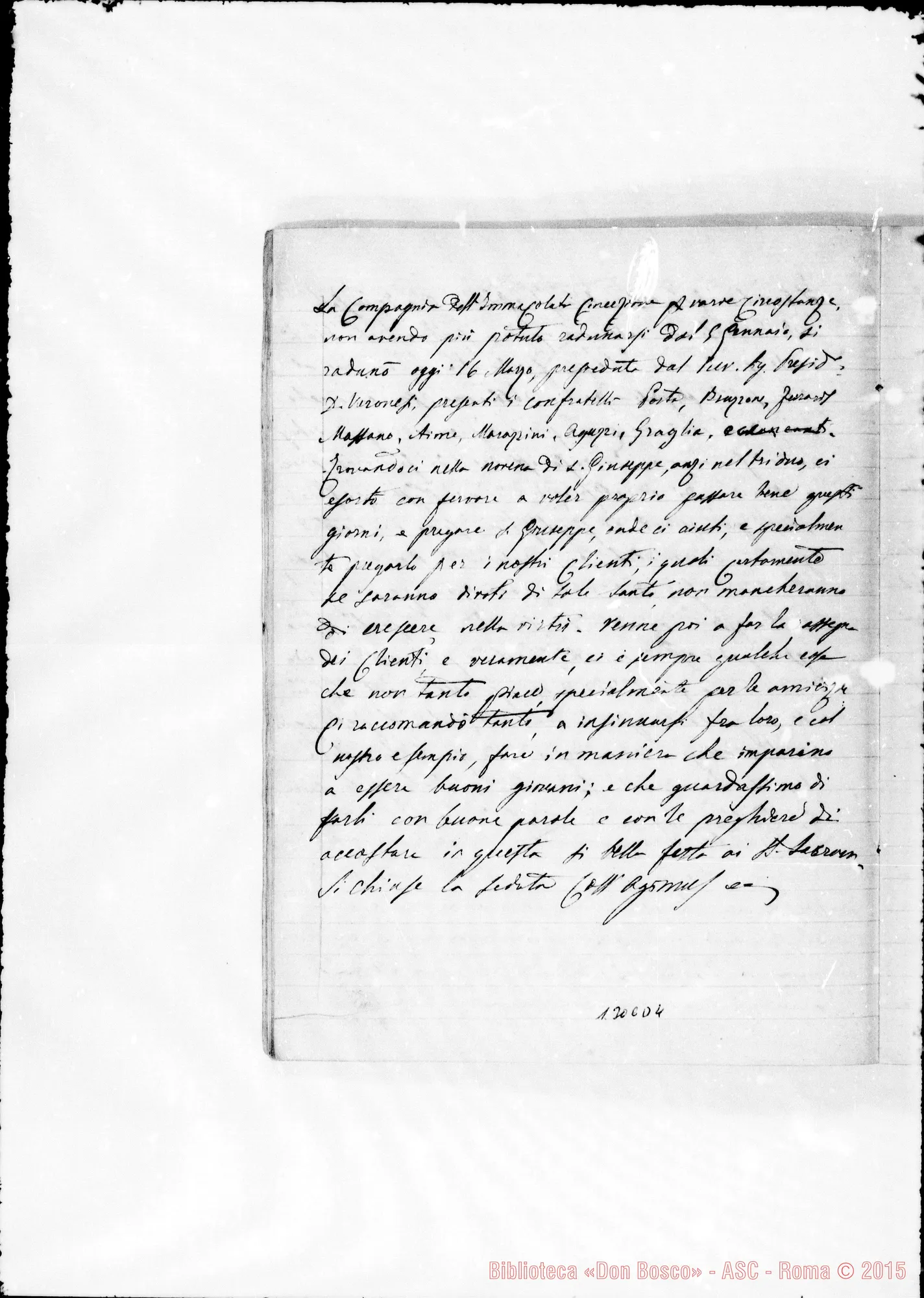 Fotogramma D 4 — Canepa Domenico: Quaderno con raccolta di sogni misteriosi ed altre…
