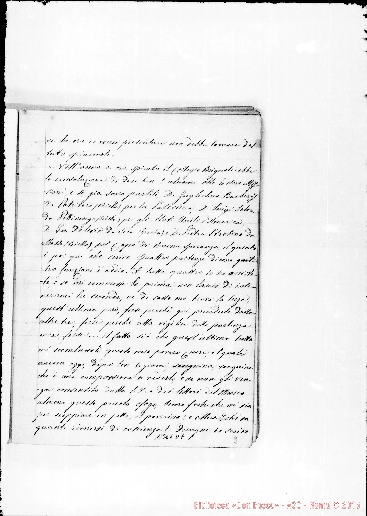 Fotogramma D 7 — Canepa Domenico: Quaderno con raccolta di sogni misteriosi ed altre…