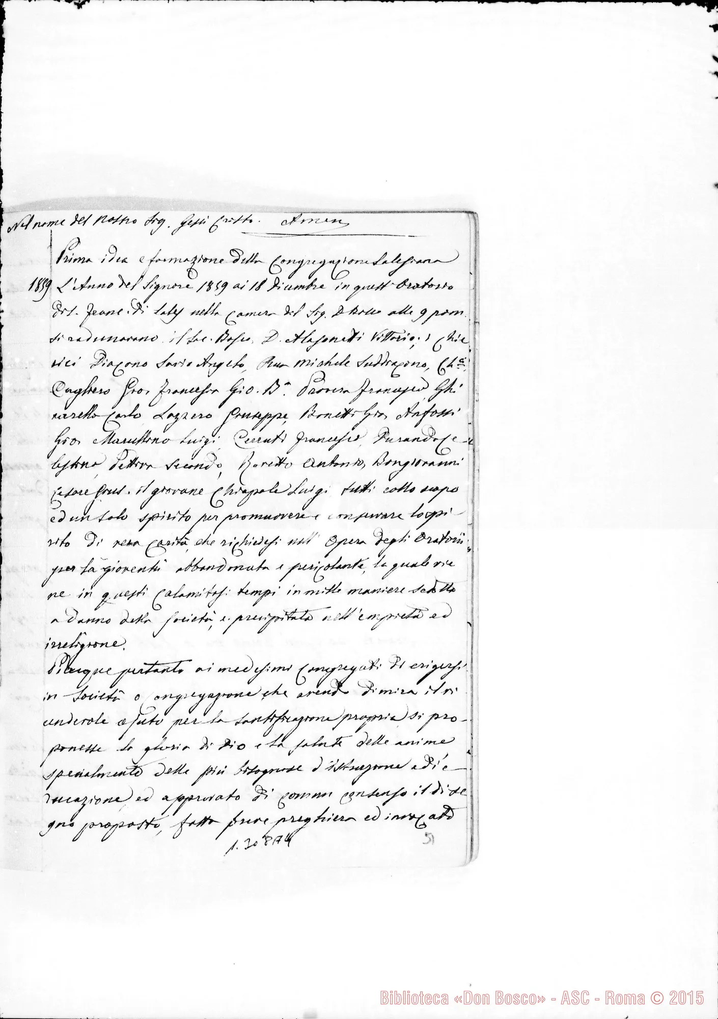 Fotogramma A 4 — Canepa Domenico: Quaderno con raccolta di sogni misteriosi ed altre…