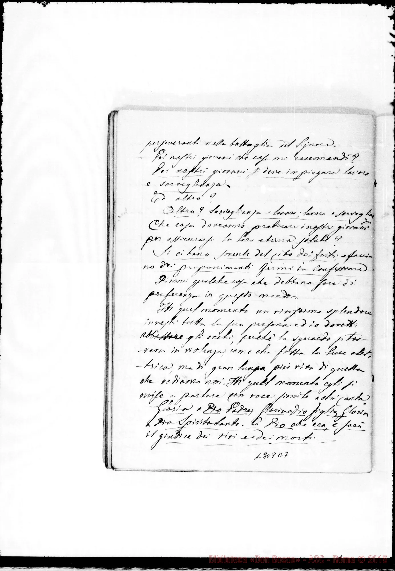 Fotogramma B 7 — Canepa Domenico: Quaderno con raccolta di sogni misteriosi ed altre…