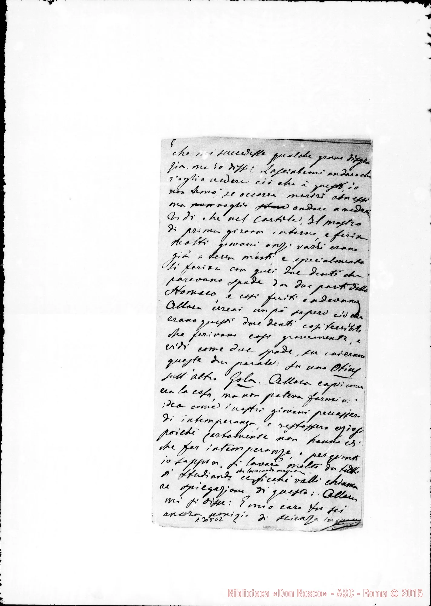 Fotogramma C 2 — Canepa Domenico: Quaderno con raccolta di sogni misteriosi ed altre…