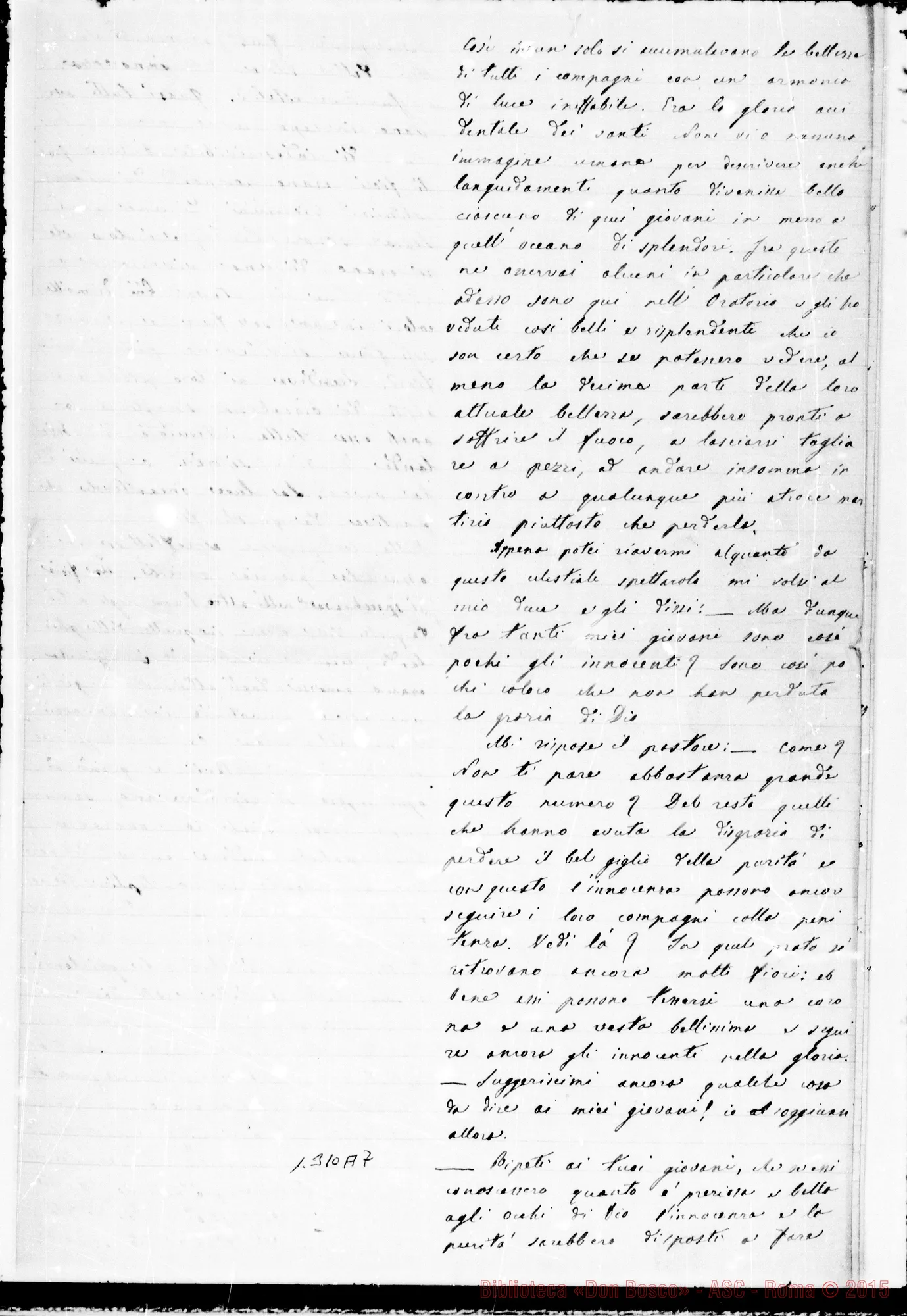 Fotogramma A 7 — Anno 1867. Raccolta ms. di D. Lemoyne