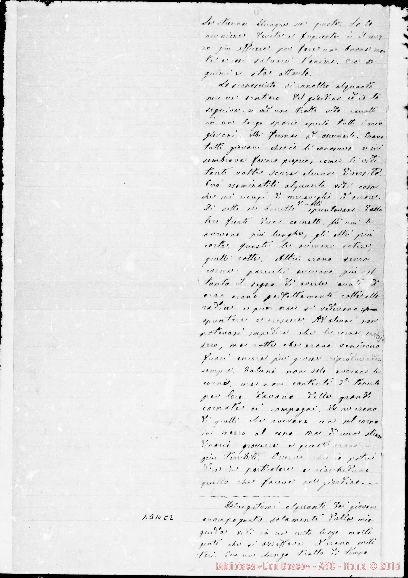 Fotogramma C 2 — Anno 1867. Raccolta ms. di D. Lemoyne