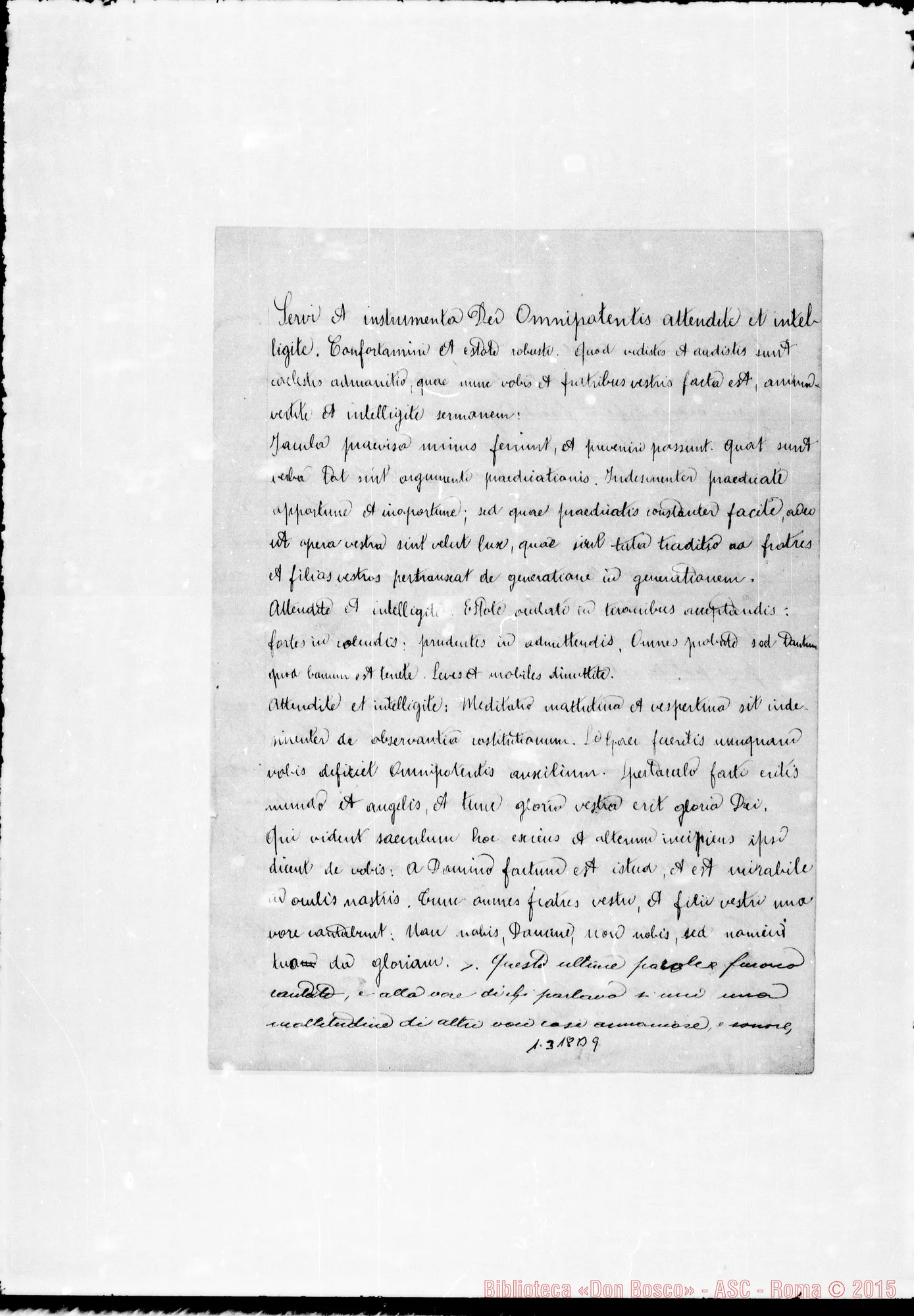 Fotogramma B 9 — Anno 1881. Pia Società Salesiana. Diversi racconti