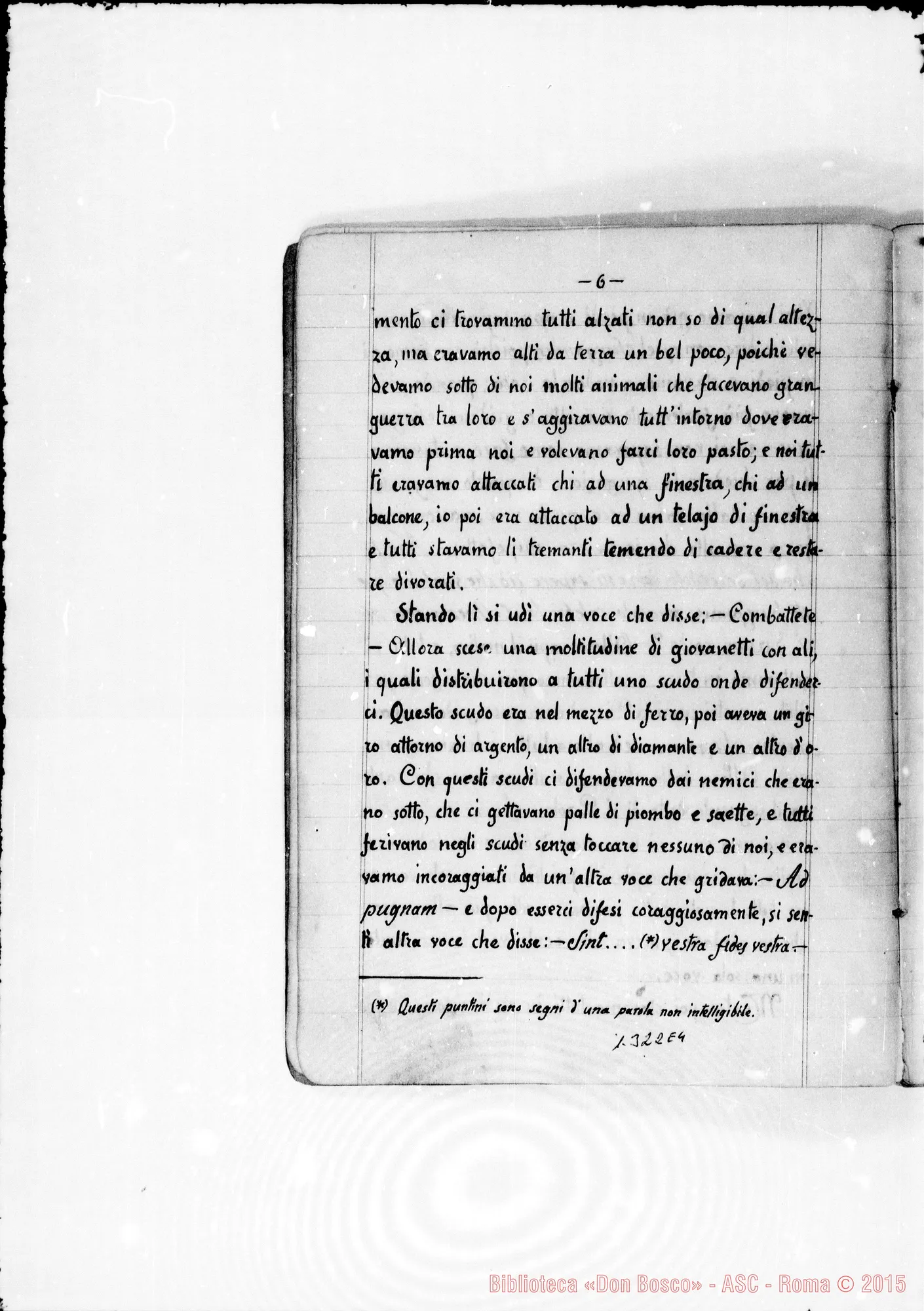 Fotogramma E 4 — Quaderno ms. con raccolta di sogni di D. Bosco