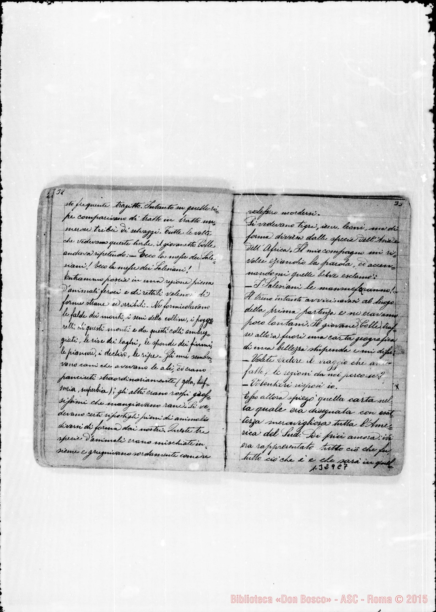 Fotogramma C 7 — Piccollo Francesco, sac. SDB: «Quaderno con sogni di D. Bosco…»