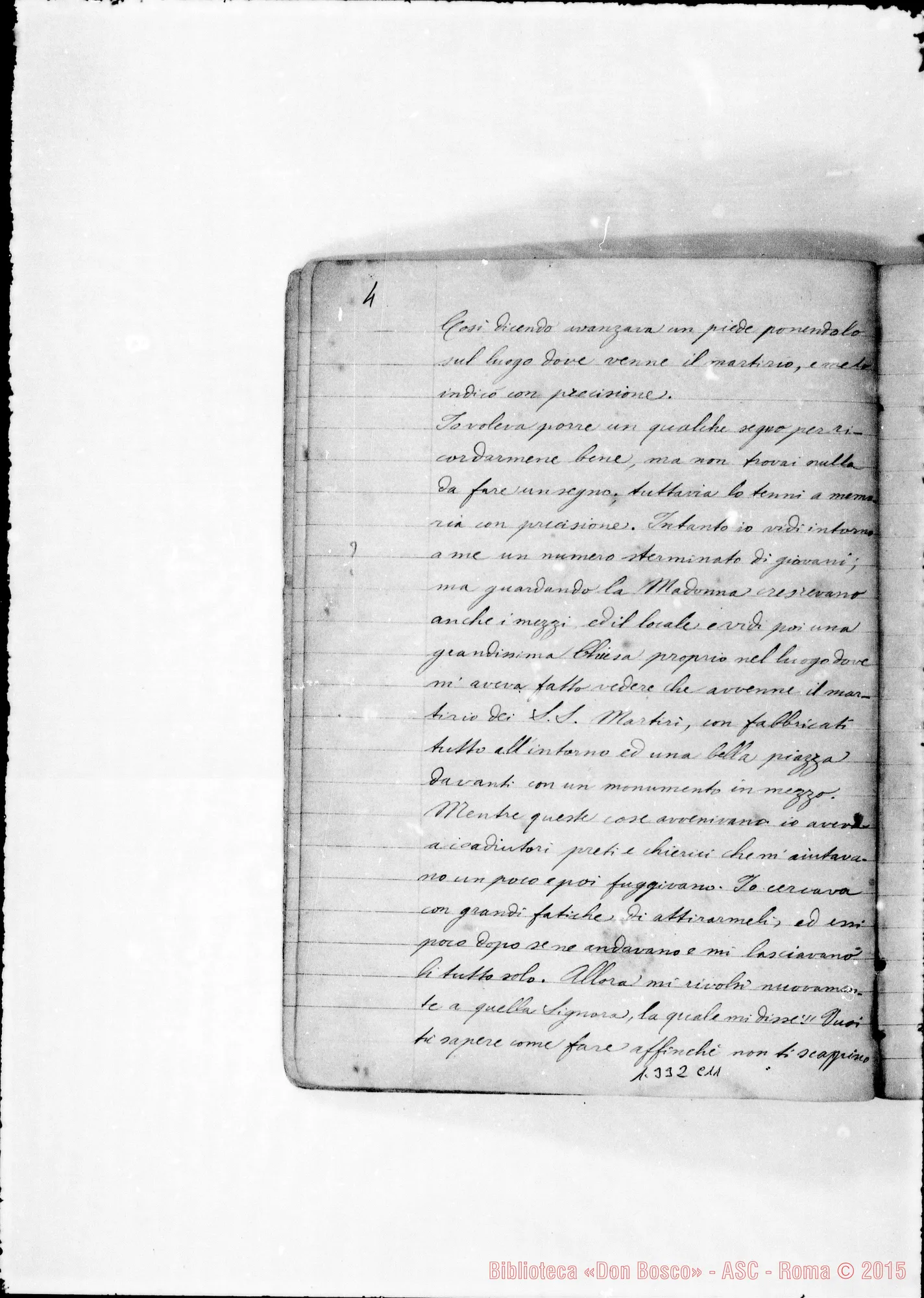 Fotogramma C 11 — Rinaldi Filippo, sac. SDB: Sogni: un quaderno. Ms. d’altro