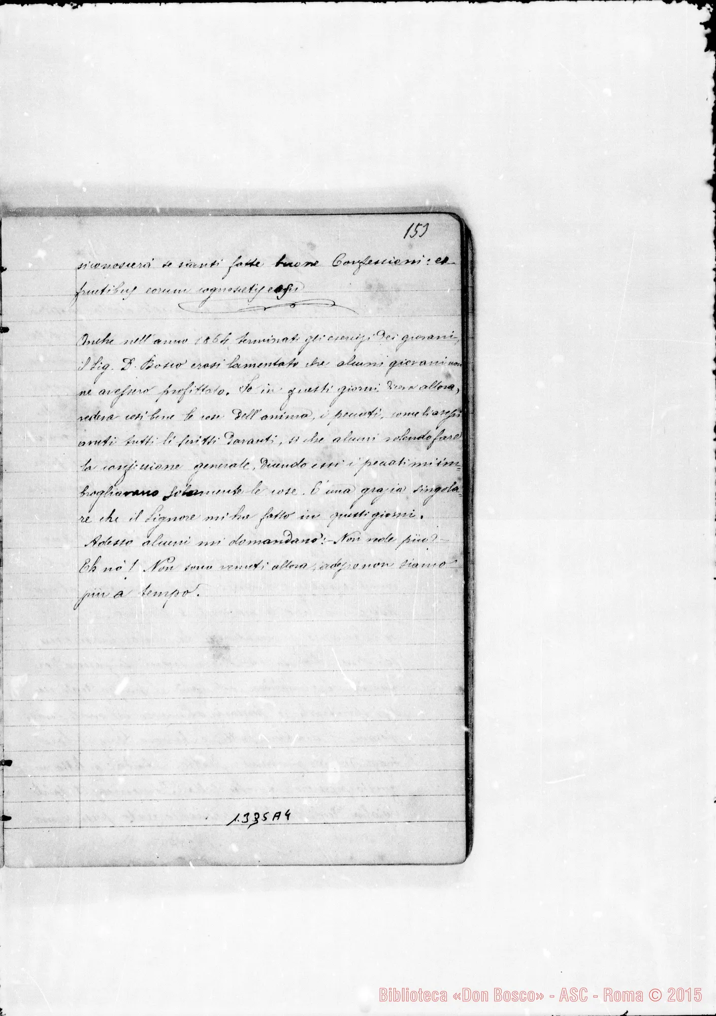 Fotogramma A 4 — Rinaldi Filippo, sac. SDB: Sogni: un quaderno. Ms. d’altro