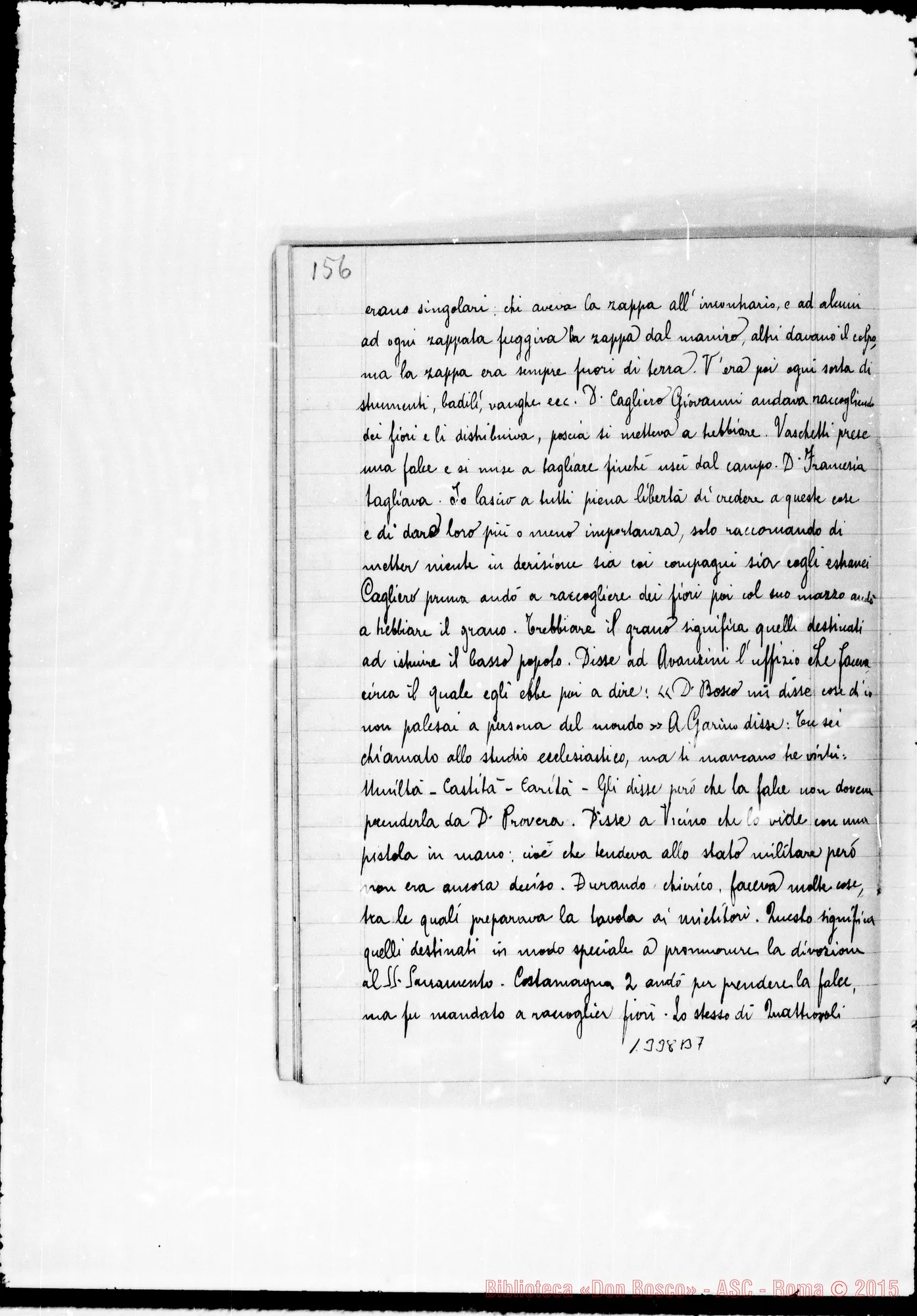 Fotogramma B 7 — Speroni Angelo, sac. SDB: Sogni di D. Bosco raccolti in due quaderni
