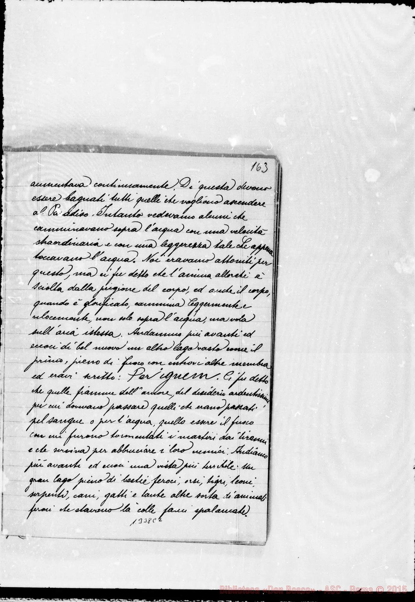 Fotogramma C 2 — Speroni Angelo, sac. SDB: Sogni di D. Bosco raccolti in due quaderni