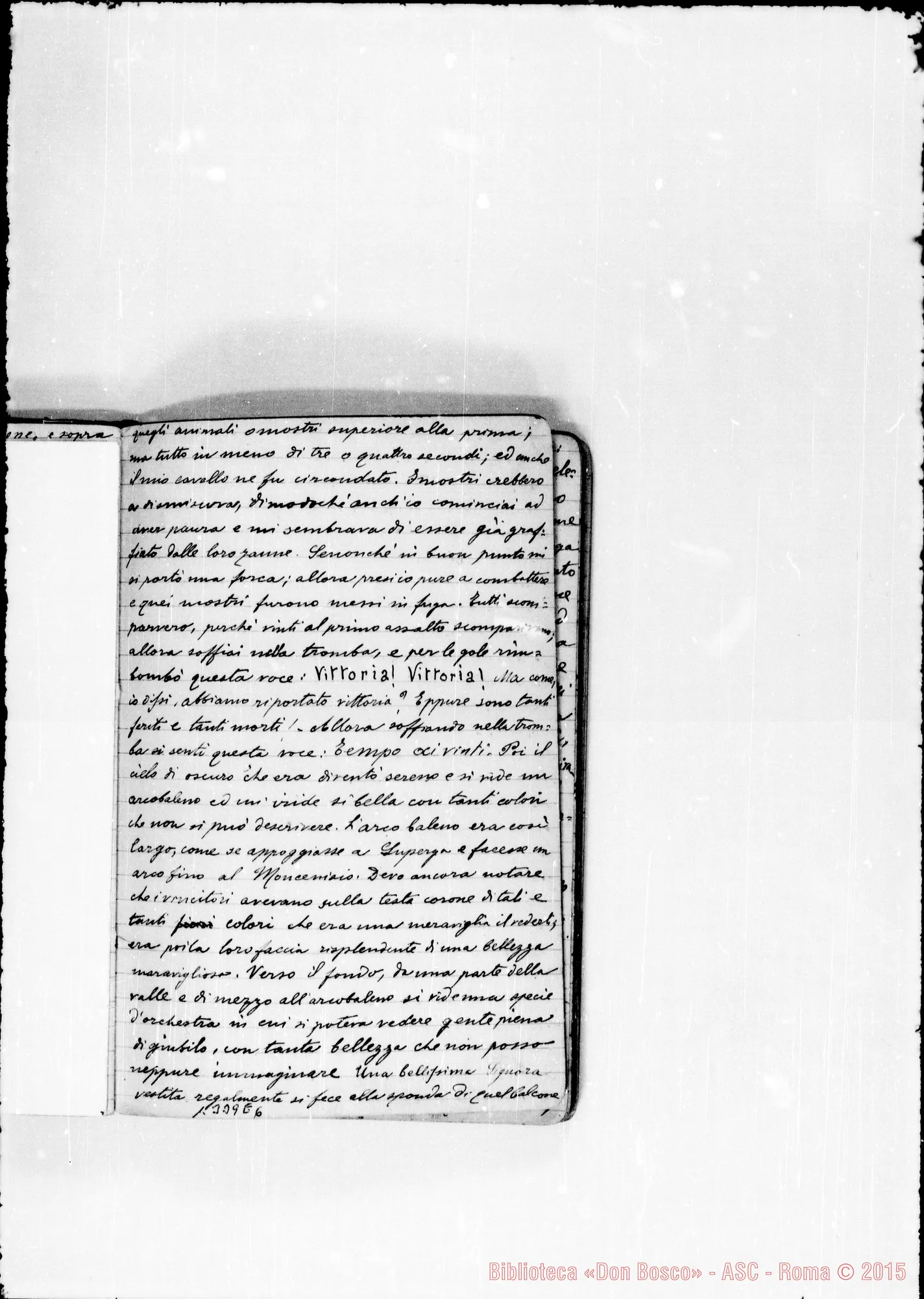 Fotogramma E 6 — Vignolo Vincenzo, sac. SDB: Due quaderni: I: «Mirabilis Dominus…»