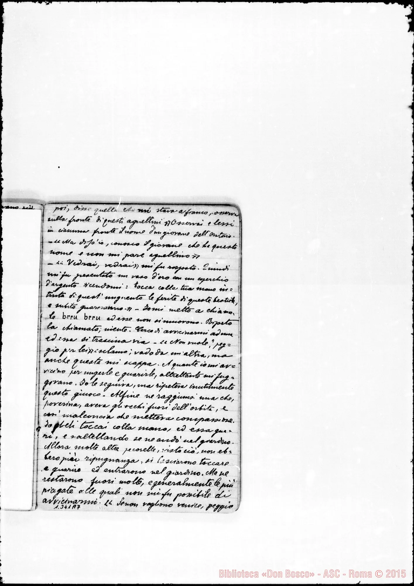 Fotogramma A 7 — Vignolo Vincenzo, sac. SDB: Due quaderni: I: «Mirabilis Dominus…»