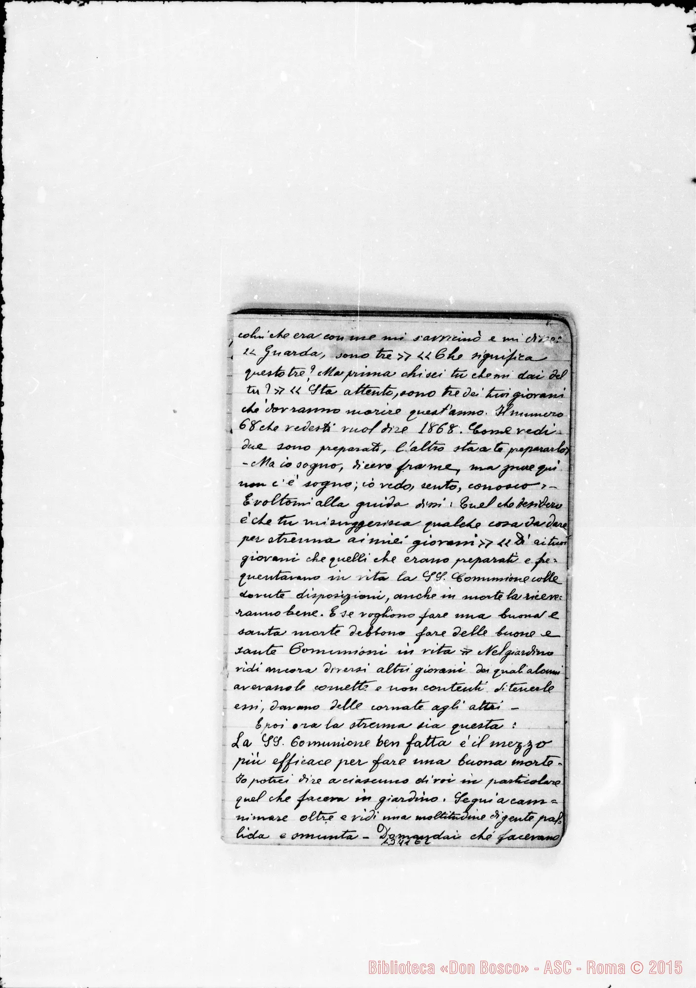 Fotogramma E 2 — Il: «Vincenzo Vignolo. 1894»