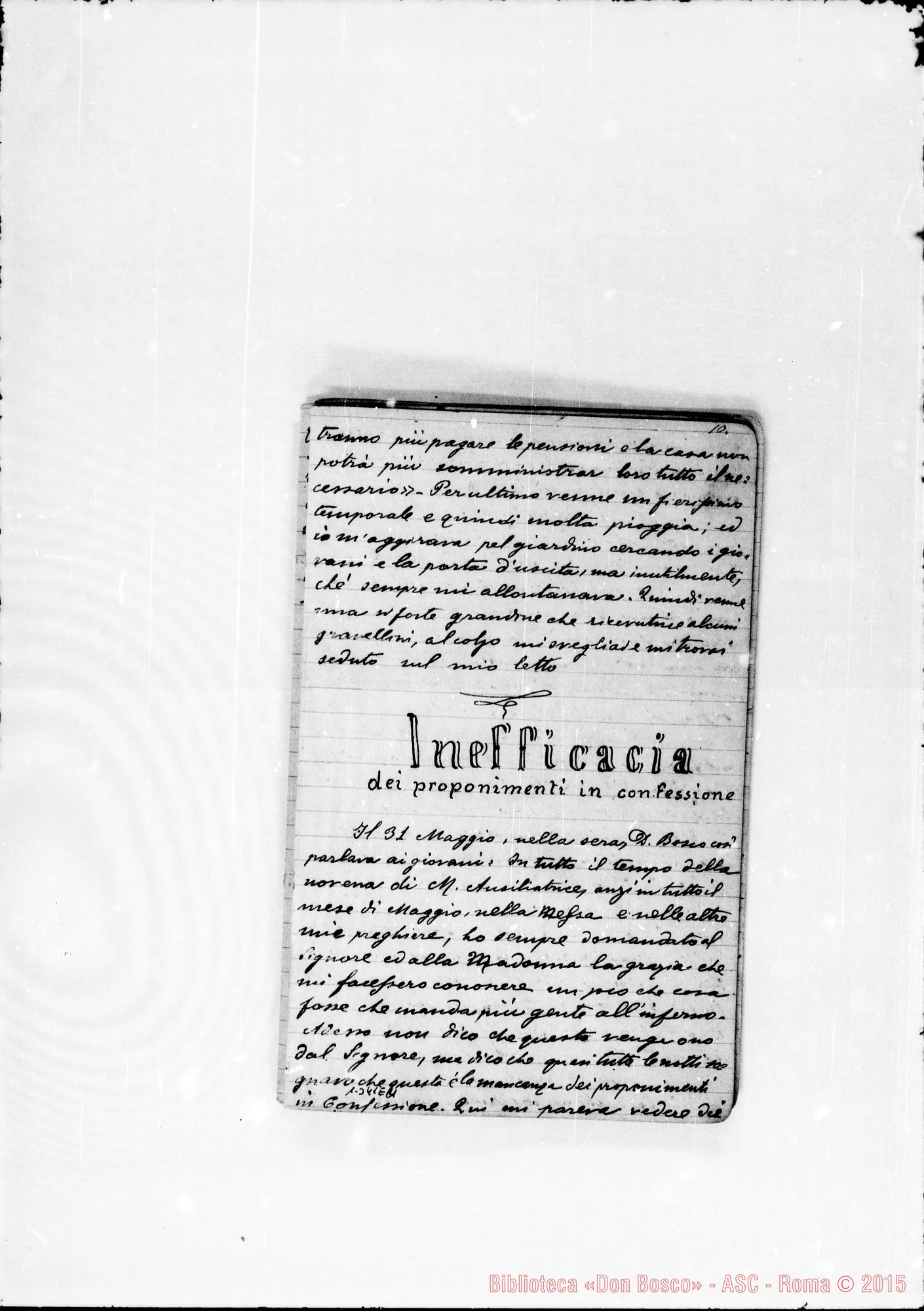 Fotogramma E 4 — Il: «Vincenzo Vignolo. 1894»