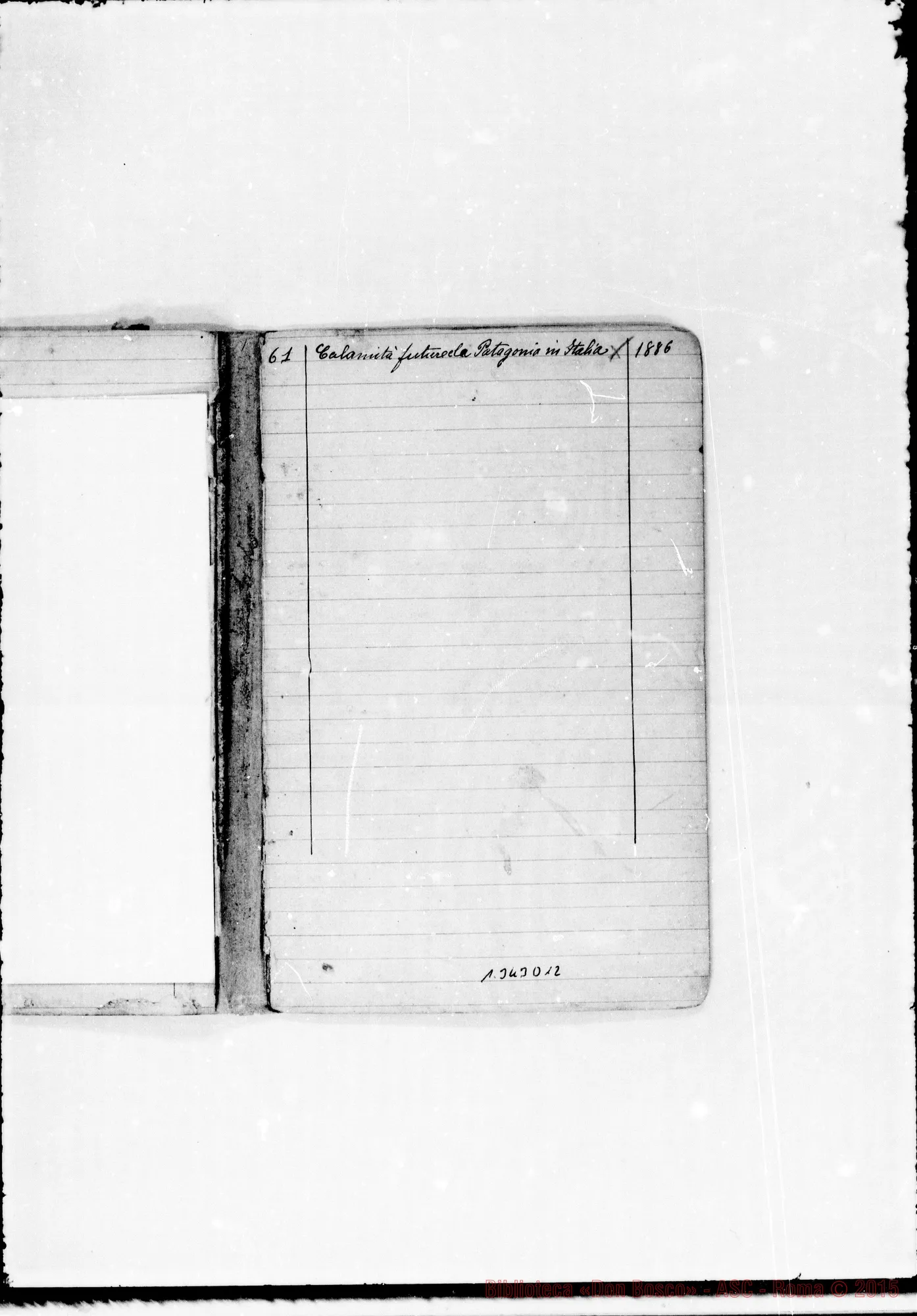 Fotogramma D 12 — Il: «Vincenzo Vignolo. 1894»