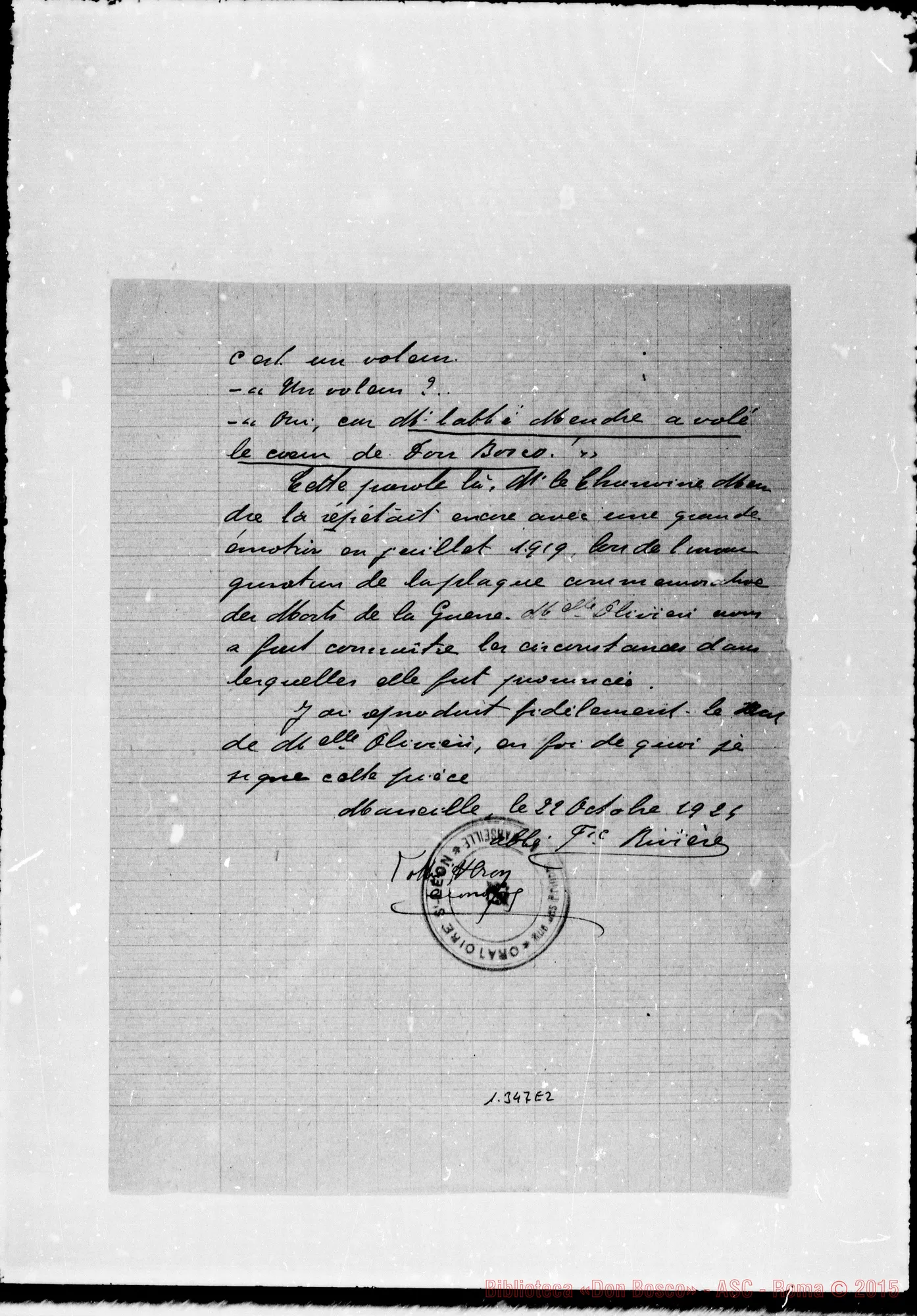 Fotogramma E 2 — FRANCIA: scritture senza data