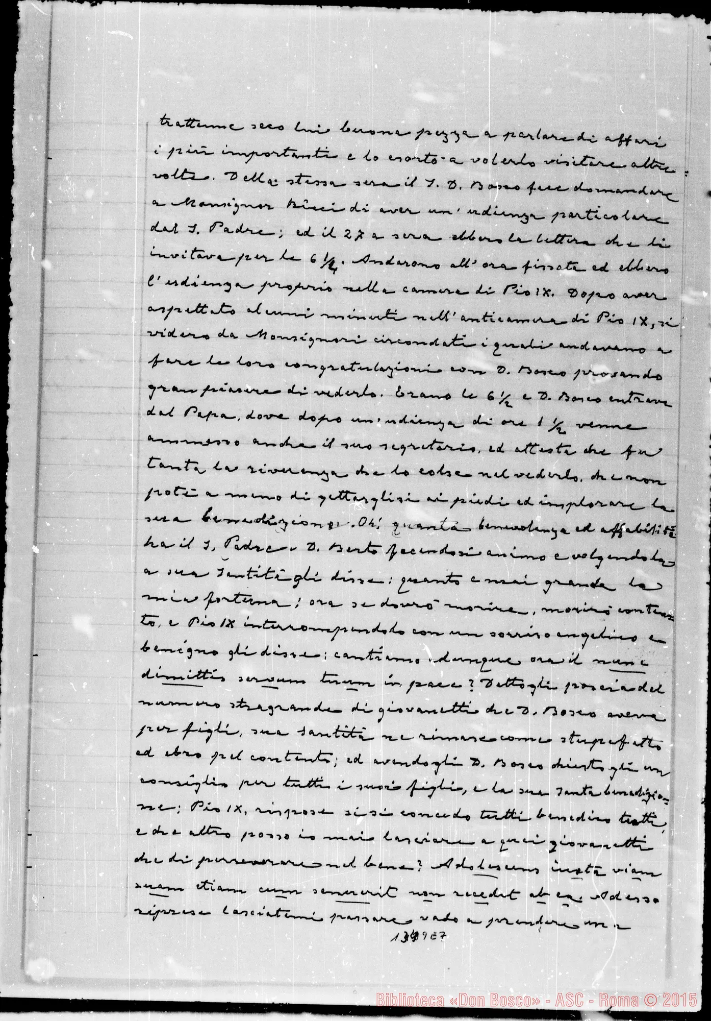 Fotogramma E 7 — 1873: Relazione di D. Berto