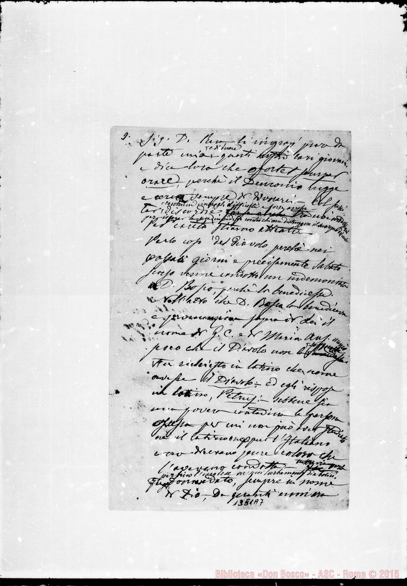 Fotogramma A 7 — 1880: Lettere: Berto-Rua