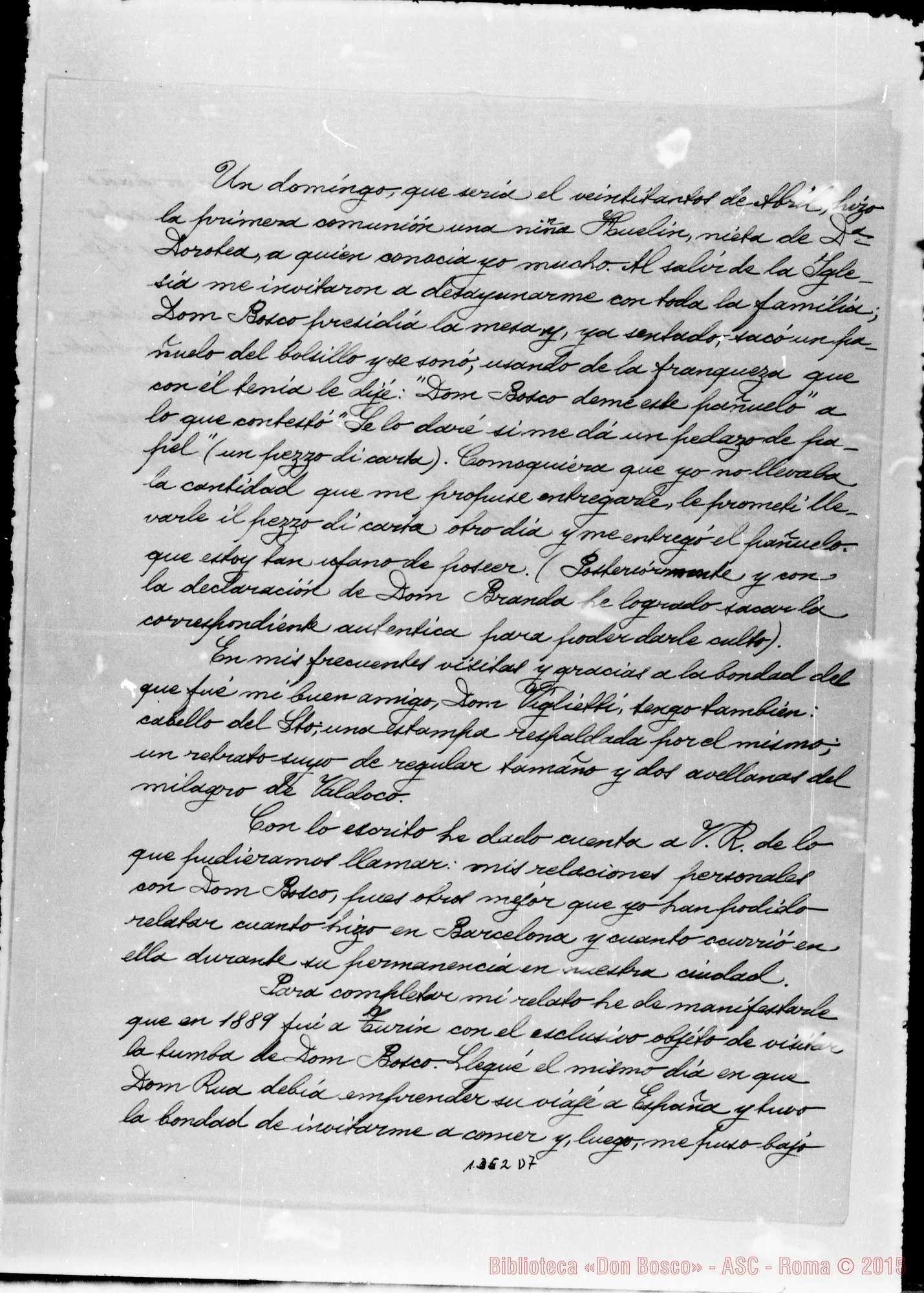 Fotogramma D 7 — Lettera: Montobbio-José Calasanz