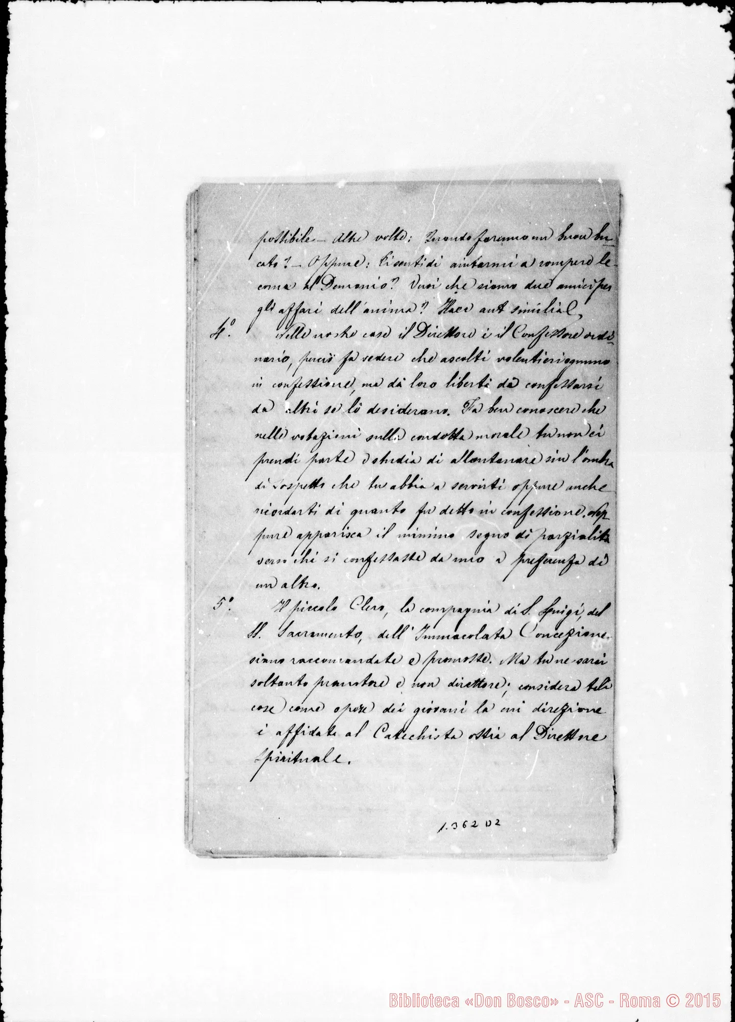 Fotogramma D 2 — Altra copia con dedica autografa A D. Bonetti. 1-2-1871