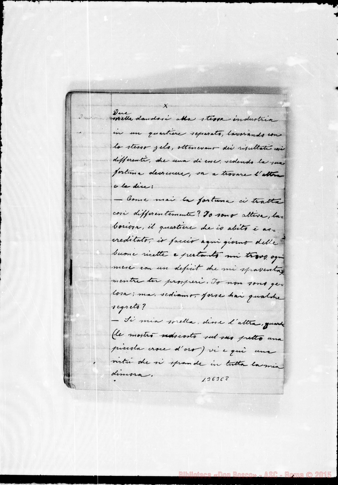Fotogramma C 8 — Copia della circolare ai Direttori, con correz. Rua