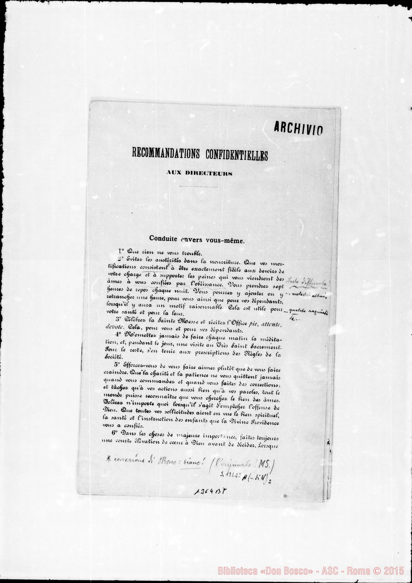 Fotogramma B 7 — E anche in lingua francese, con data del 8-12-1886
