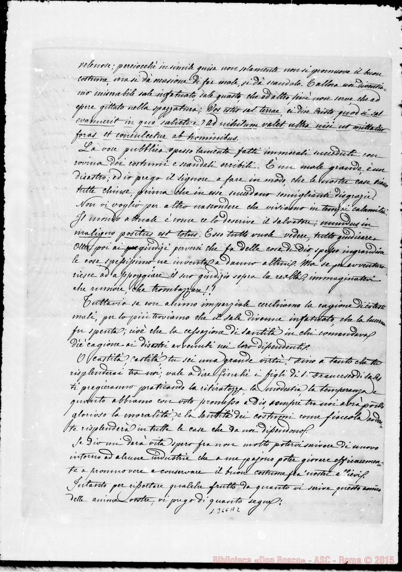 Fotogramma A 2 — Copia pulita per la casa di Alassio con firma autogr. Bosco