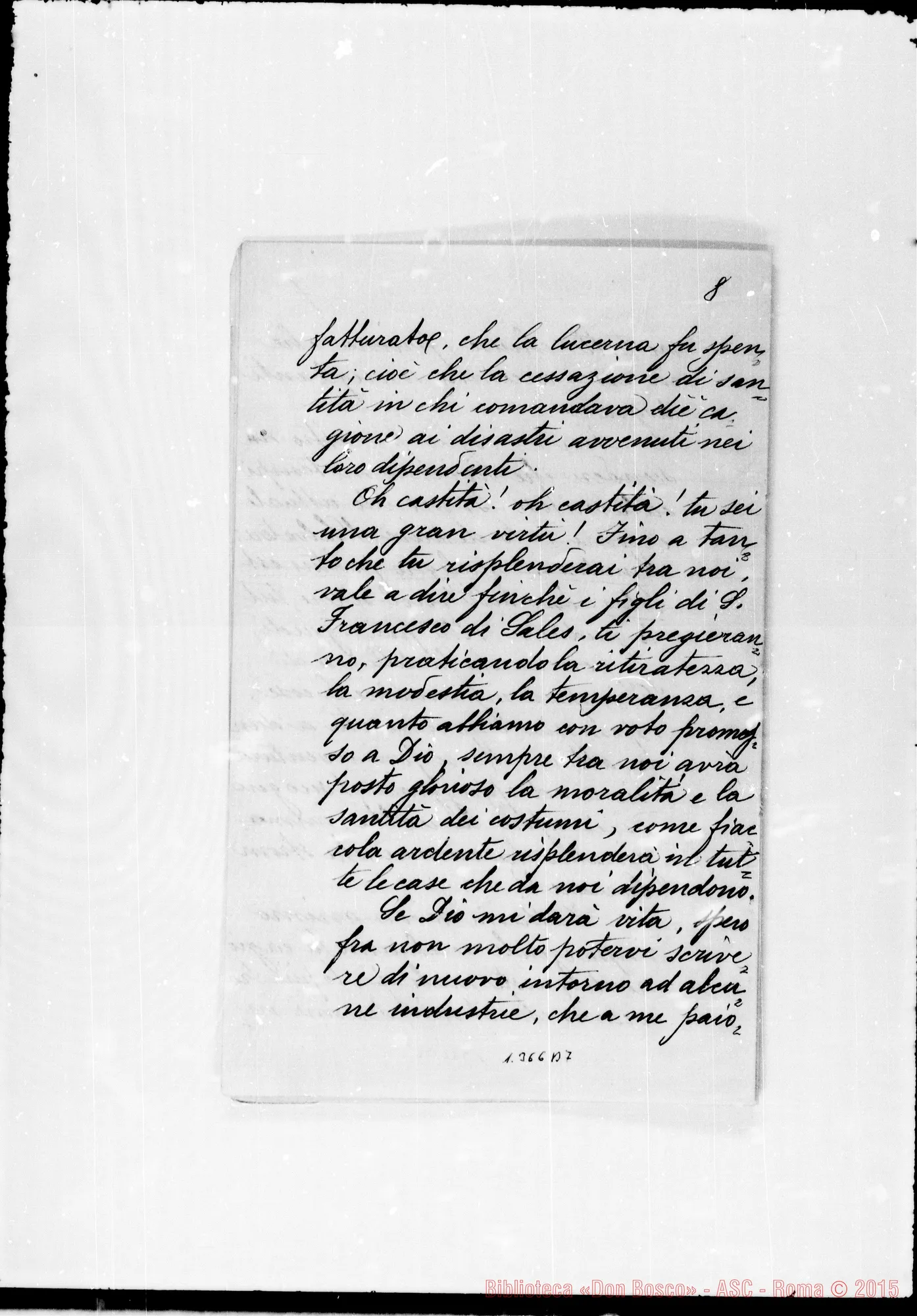 Fotogramma B 7 — Copia di questa circolare: «Sulla necessità della moralità nei Soci…»