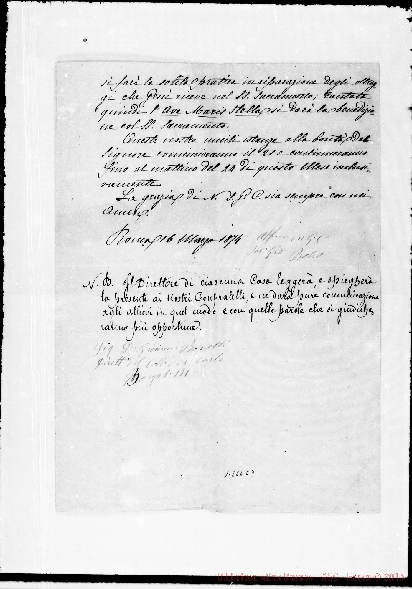 Fotogramma C 9 — Copia pulita con dedica autogr. Bosco A Bonetti