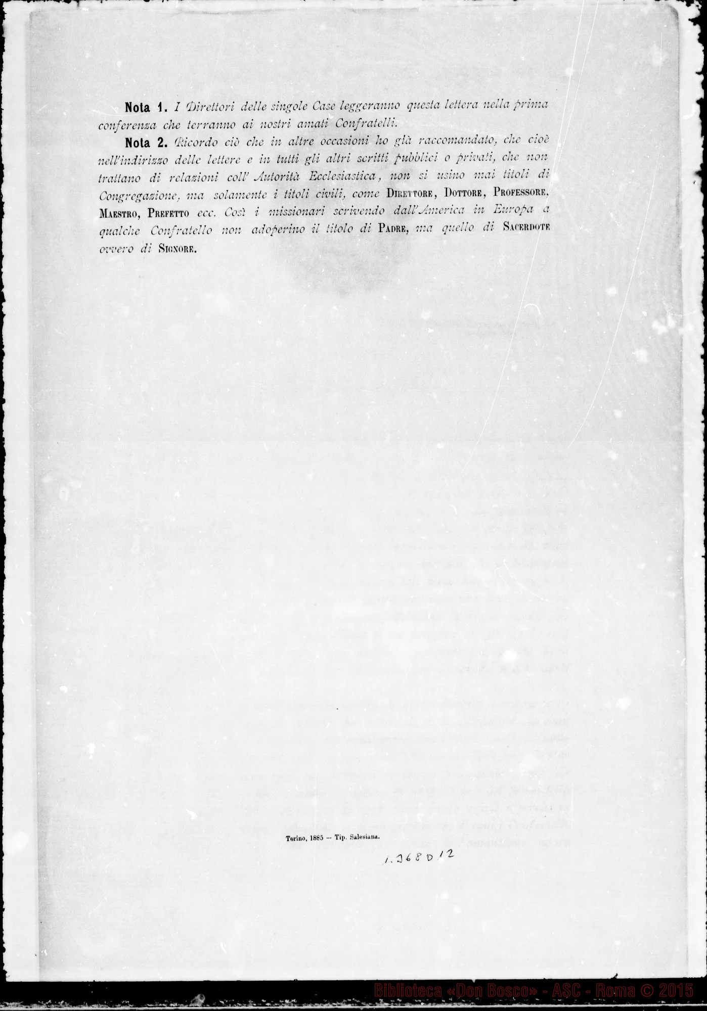 Fotogramma D 12 — Stampato con firma autogr. Bosco